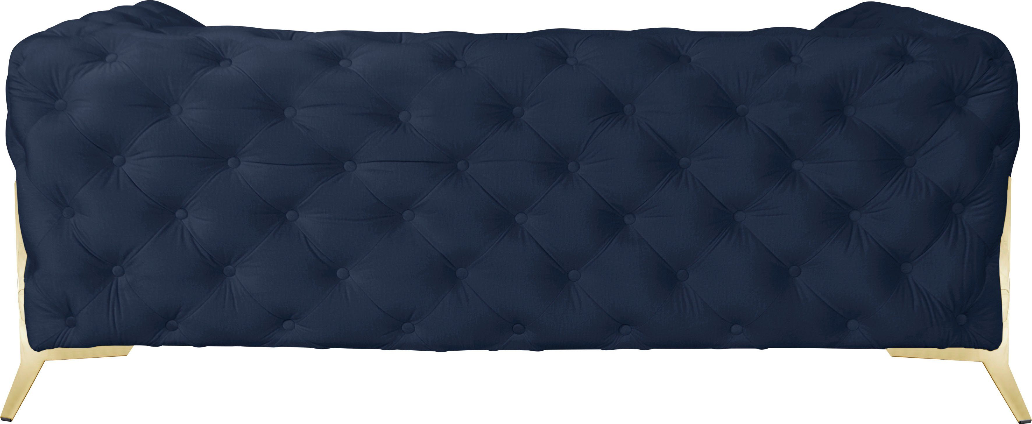 Leonique Chesterfield-bank Amaury luxueuze capitonnage, moderne chesterfield look, kleur van de poten ter keuze