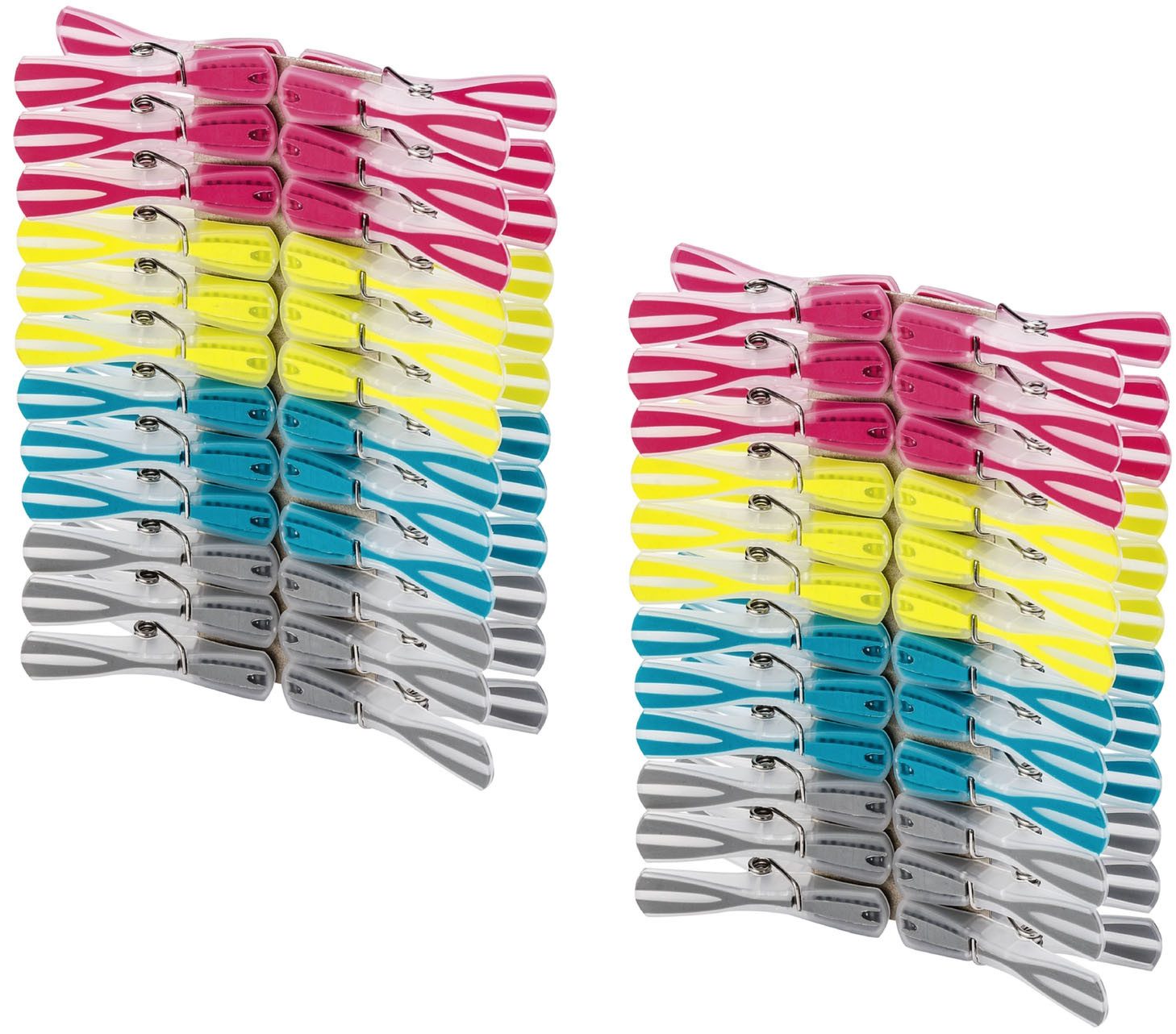 WENKO Wasknijpers Modell Arrow Wasclips met antislip speciale coating (set, 48 stuks)