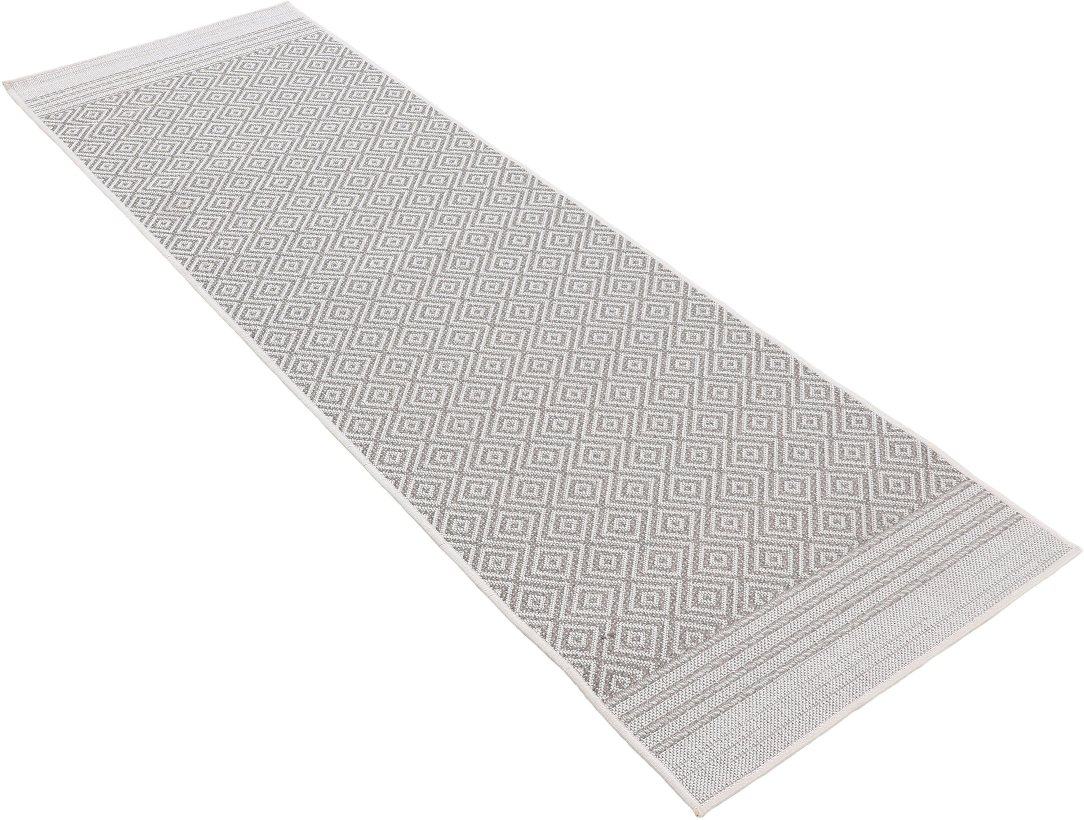 carpetfine Loper Boho 103 robust vlakweefsel, sisal look, uv-bestendig, buitenruimte