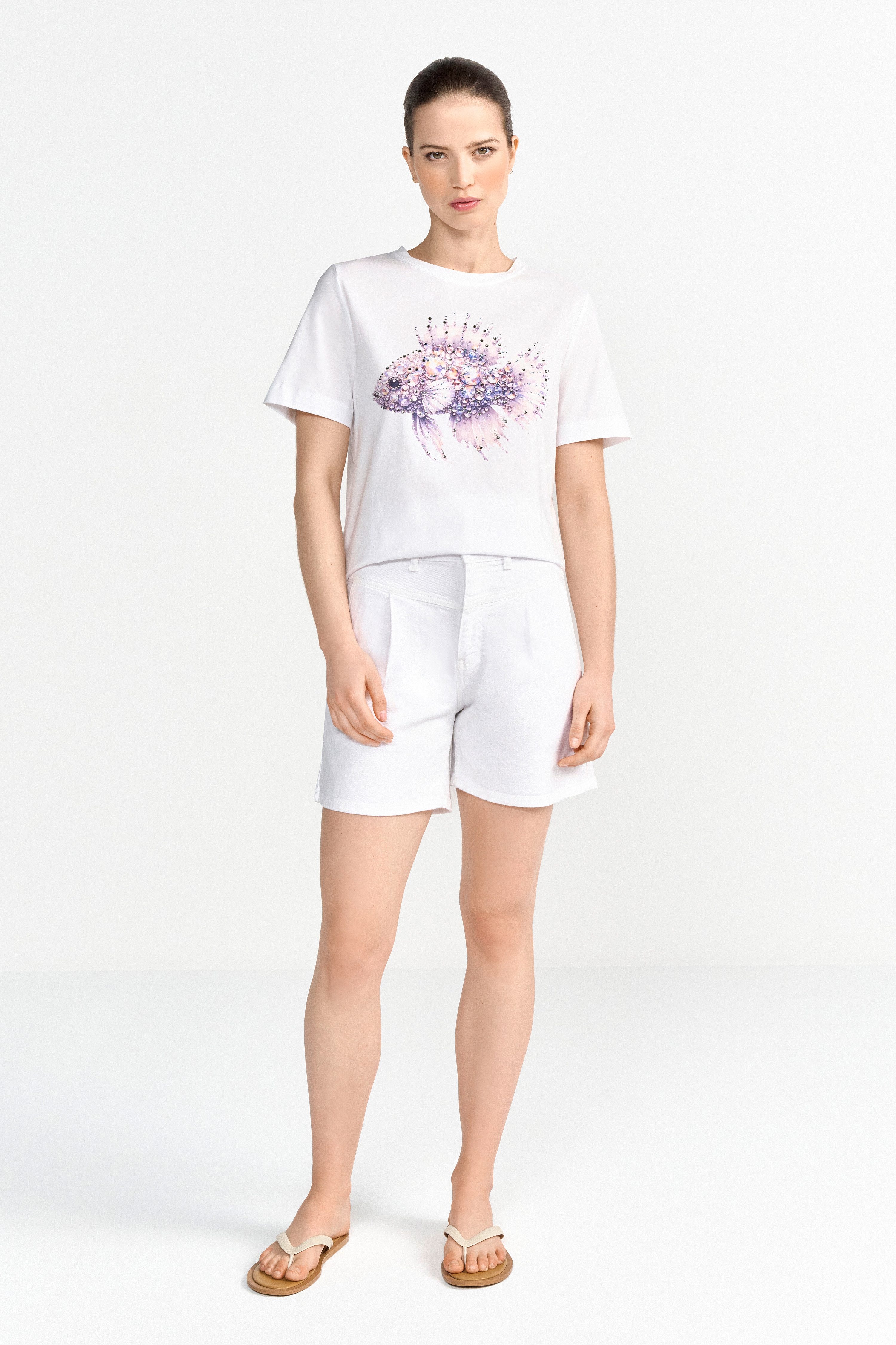 Rich & Royal Shirt met korte mouwen Met een ronde hals