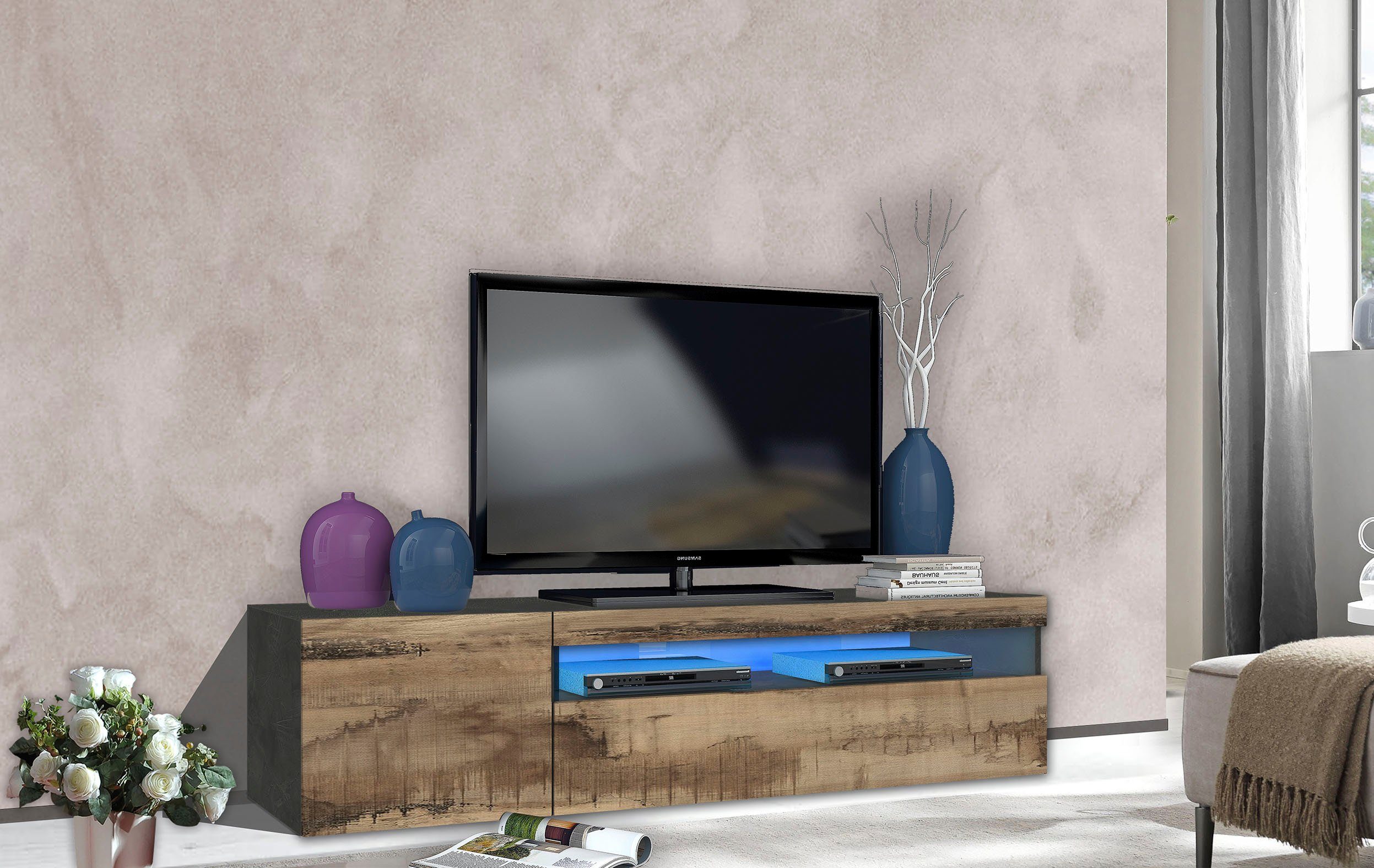 INOSIGN Tv-meubel Egyxpt Breedte 155 cm