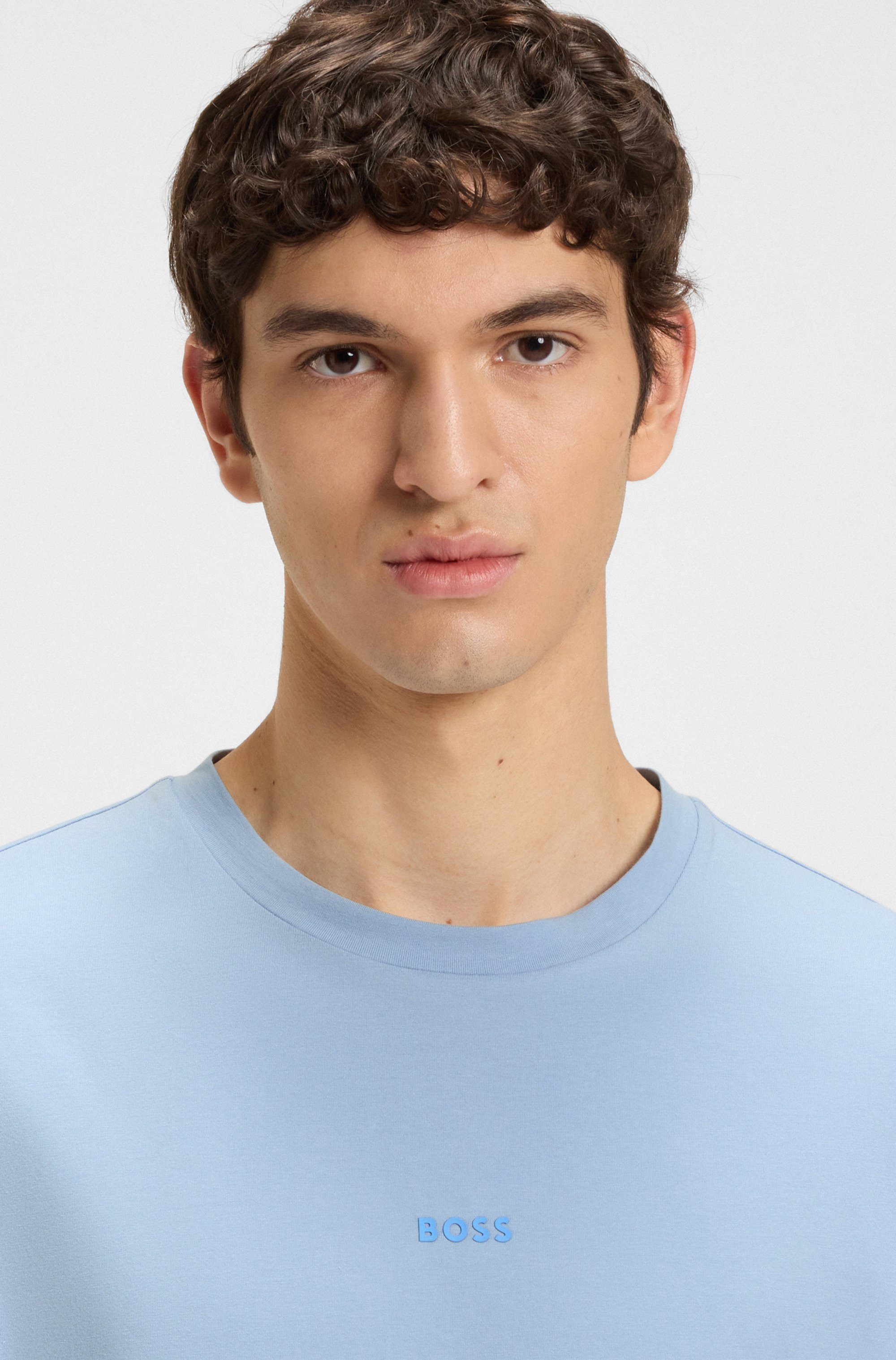 Boss Orange T-shirt TChup met een ronde hals