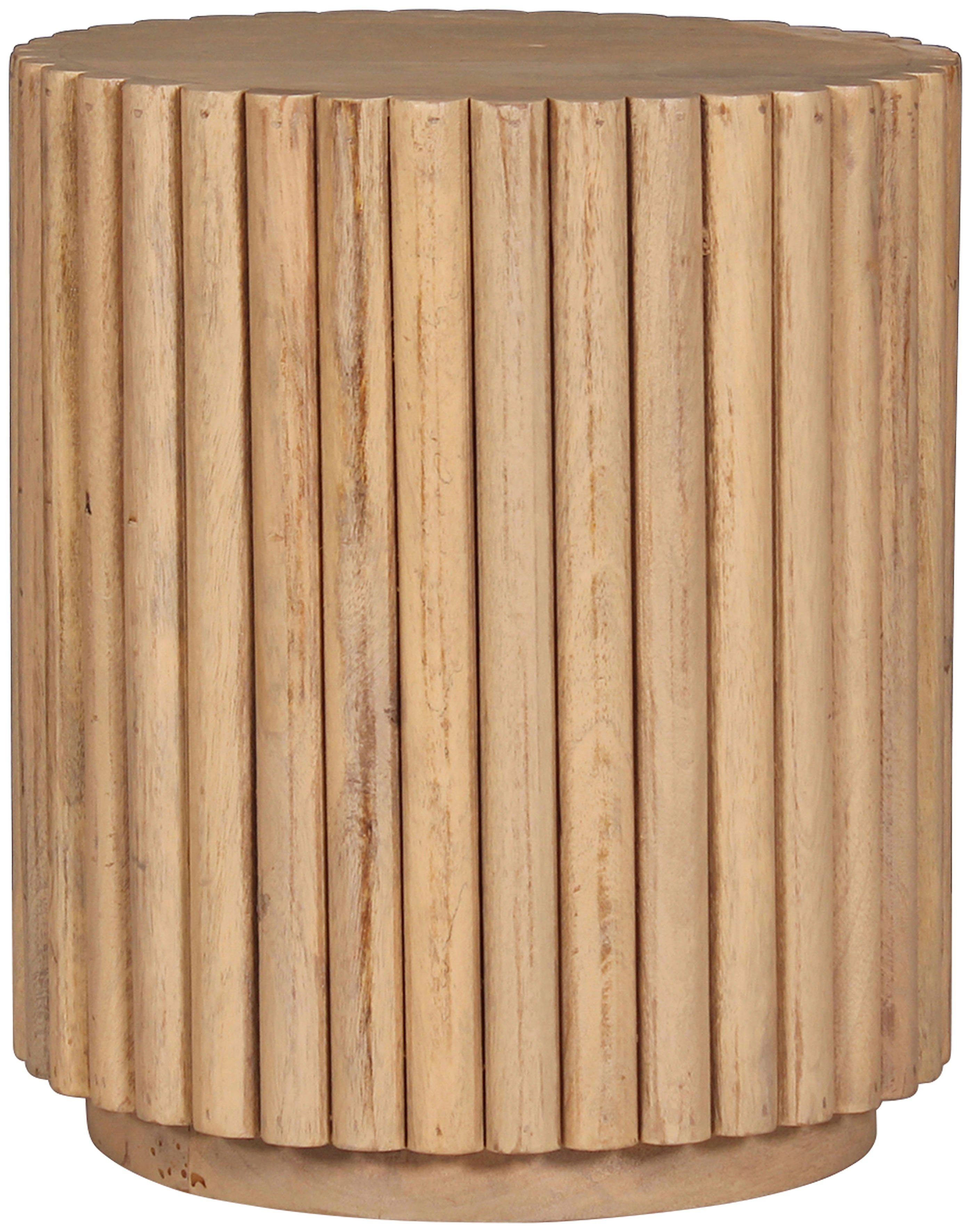 TOM TAILOR HOME Bijzettafel Ripped in extravagante ribbel-look