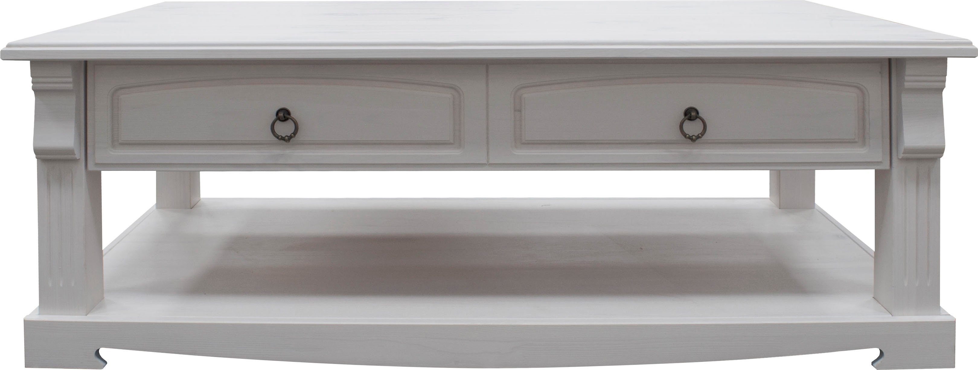 Home affaire Salontafel ANNA met 2 lades van massief grenen