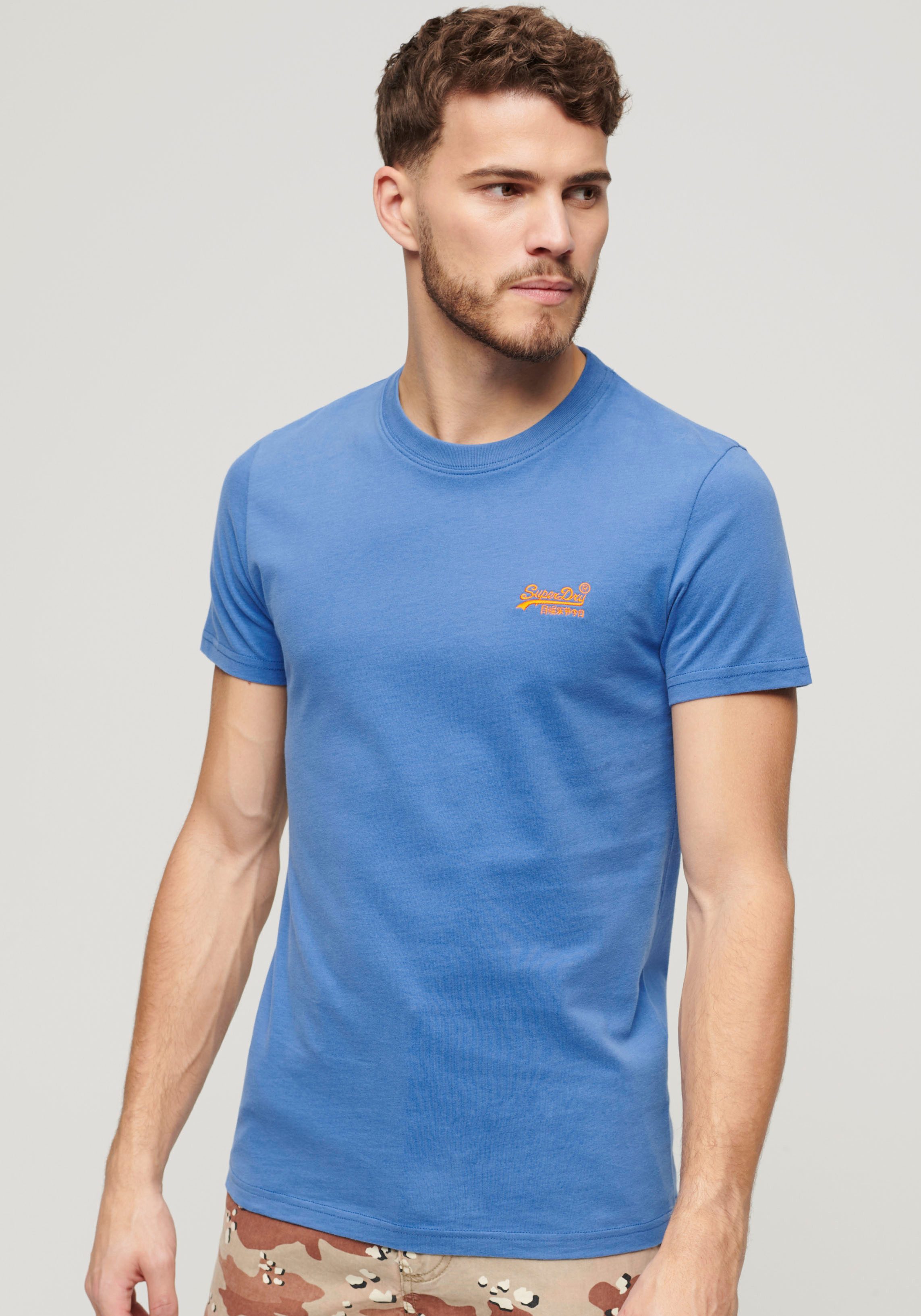 Superdry Shirt met ronde hals ESSENTIAL LOGO EMB TEE