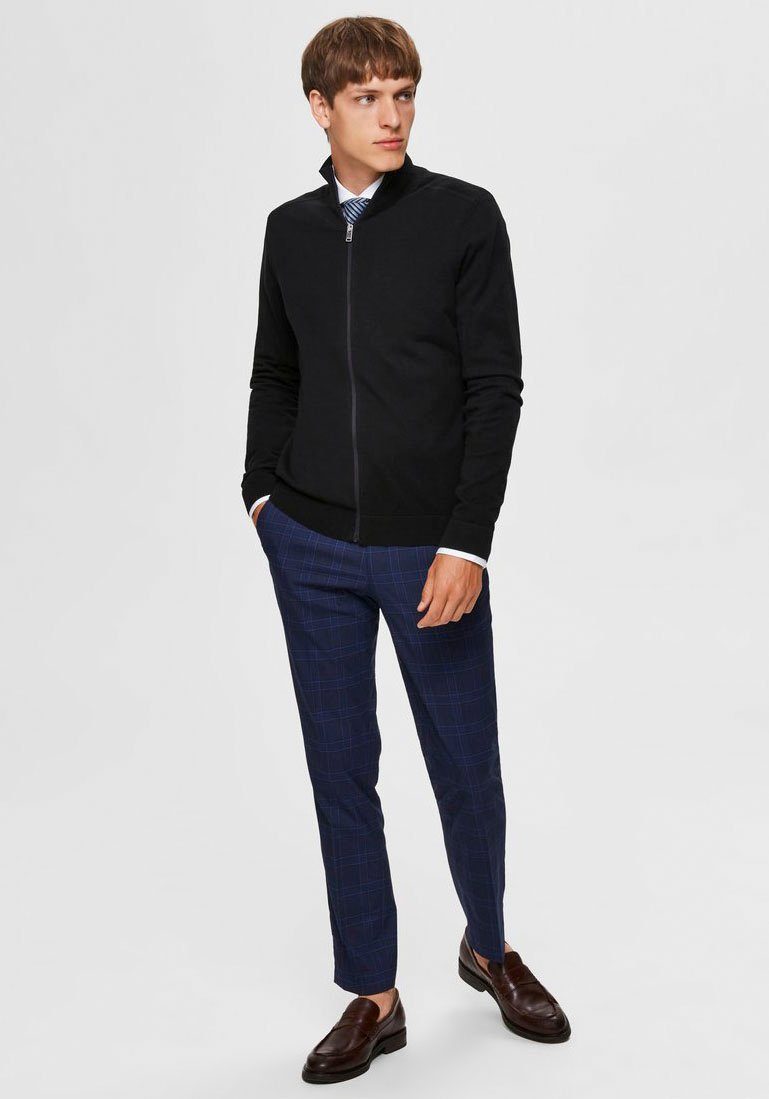SELECTED HOMME Vest SLHBERG FULL ZIP CARDIGAN NOOS