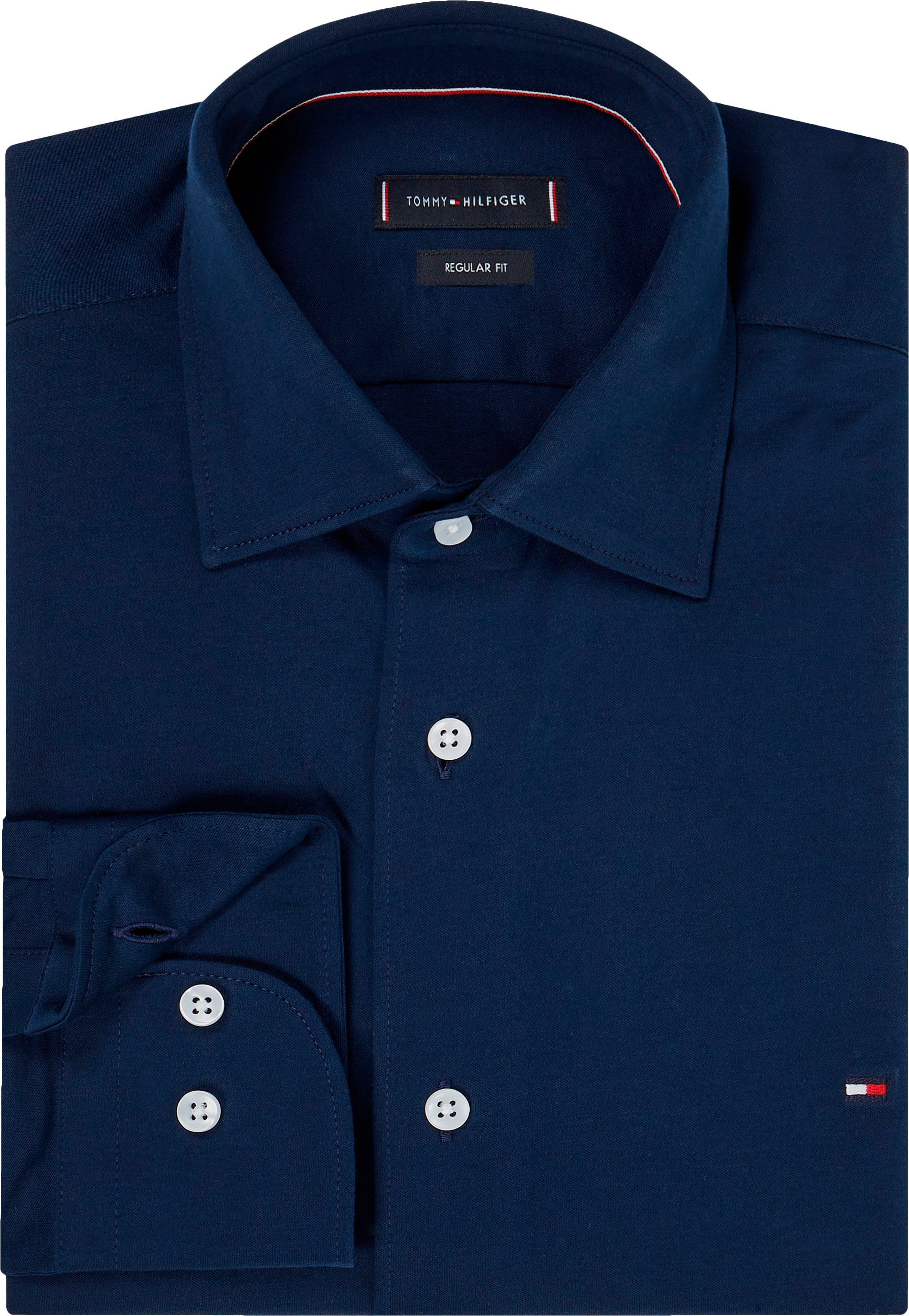 Tommy Hilfiger Businessoverhemd CL KNITTED SOLID RF SHIRT