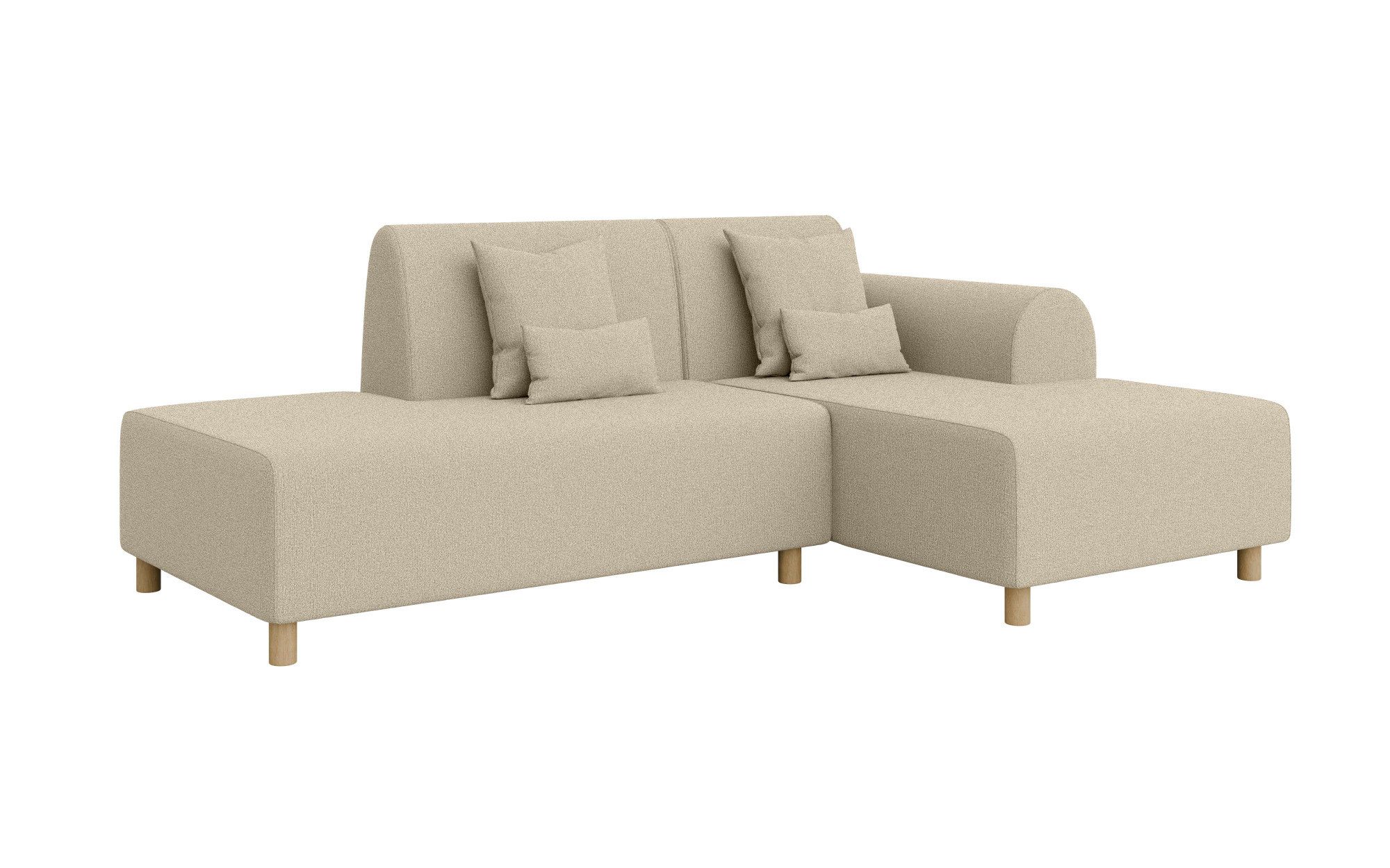 INOSIGN Hoekbank Suyala L-vorm met poef