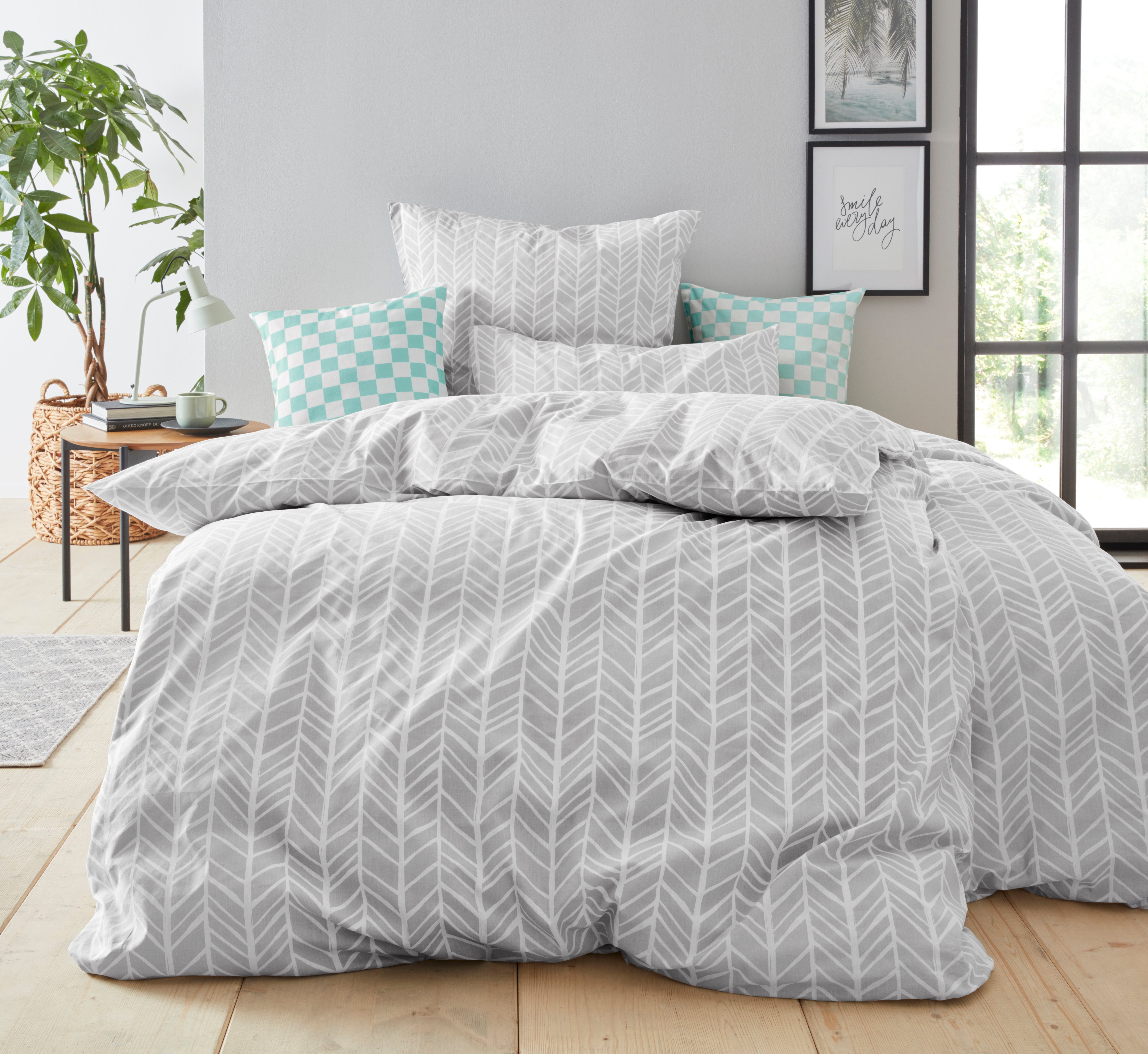 andas Sierkussen Milo Kussenovertrekken, set van 2 50x50 cm, zonder vulling, met een moderne ruit (2 stuks)
