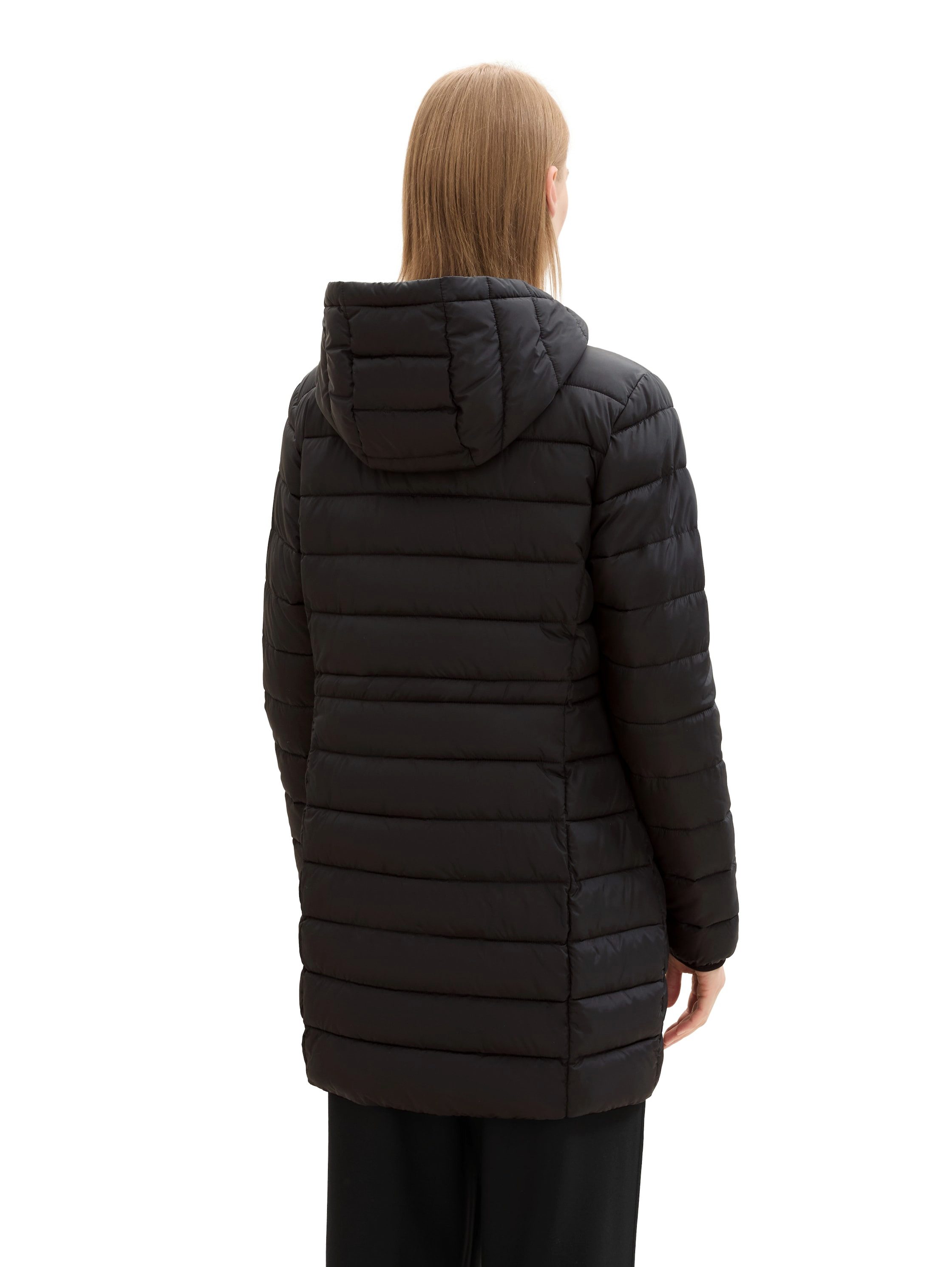 Tom Tailor Denim Gewatteerde jas met een capuchon