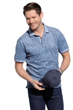 hajo poloshirt shirt met korte mouwen (1-delig) blauw