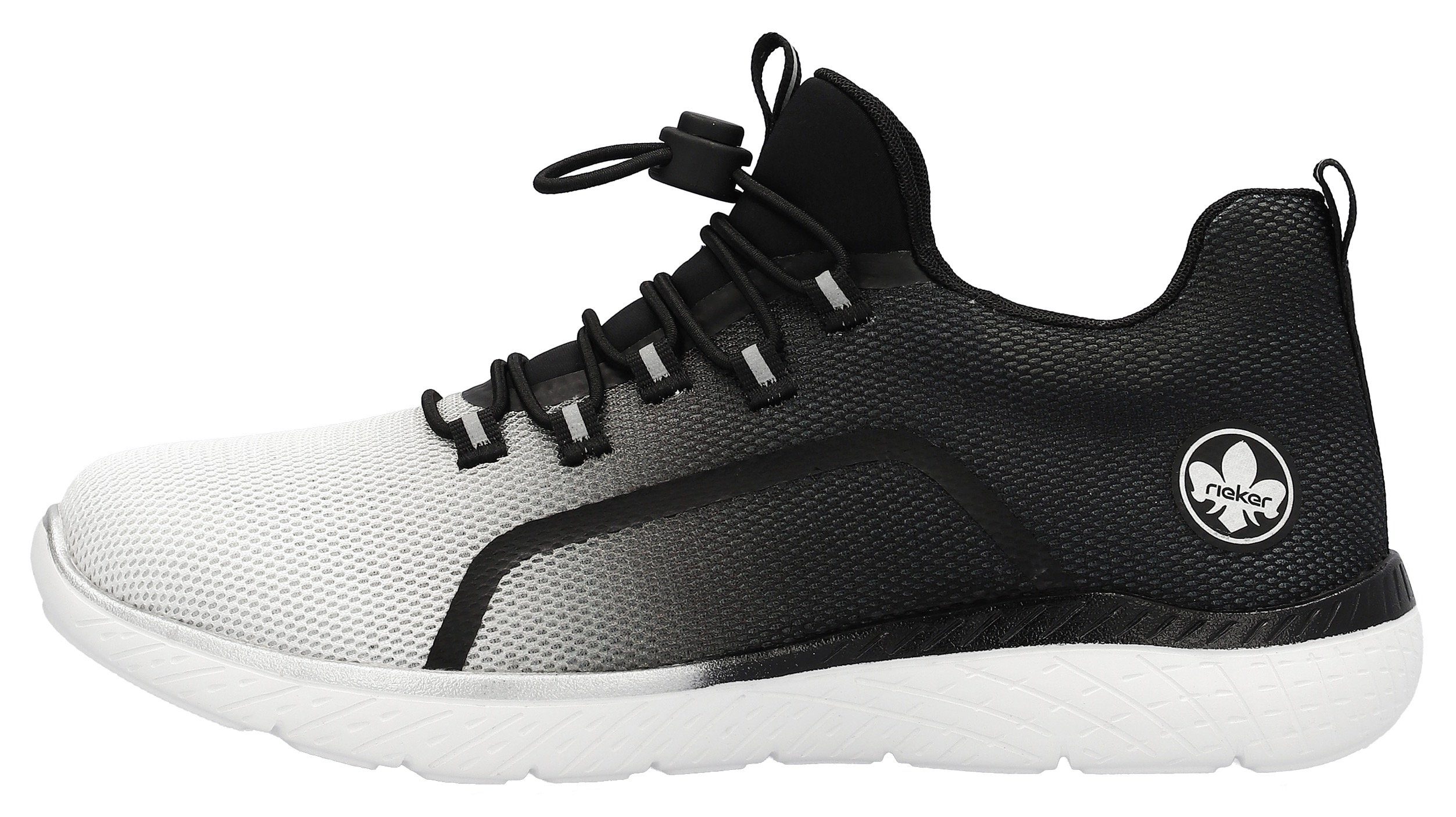 Rieker Slip-on sneakers Slipper, vrijetijdsschoen met trendy kleurverloop