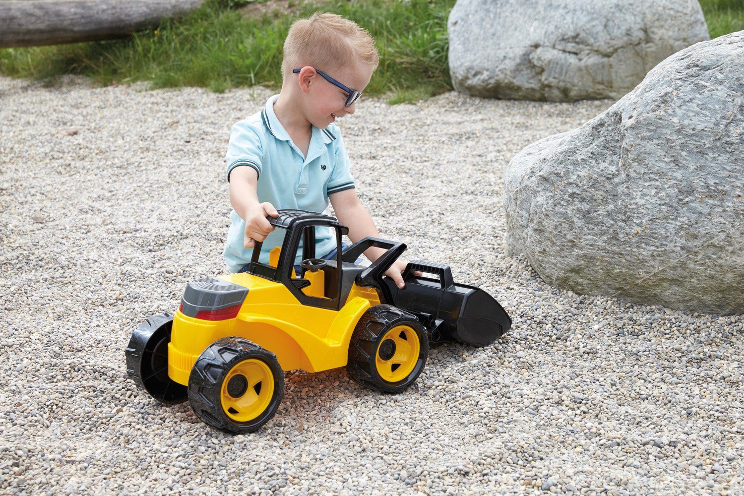 Lena® Speelgoed-shovel Giga Trucks, Pro zitschoplader