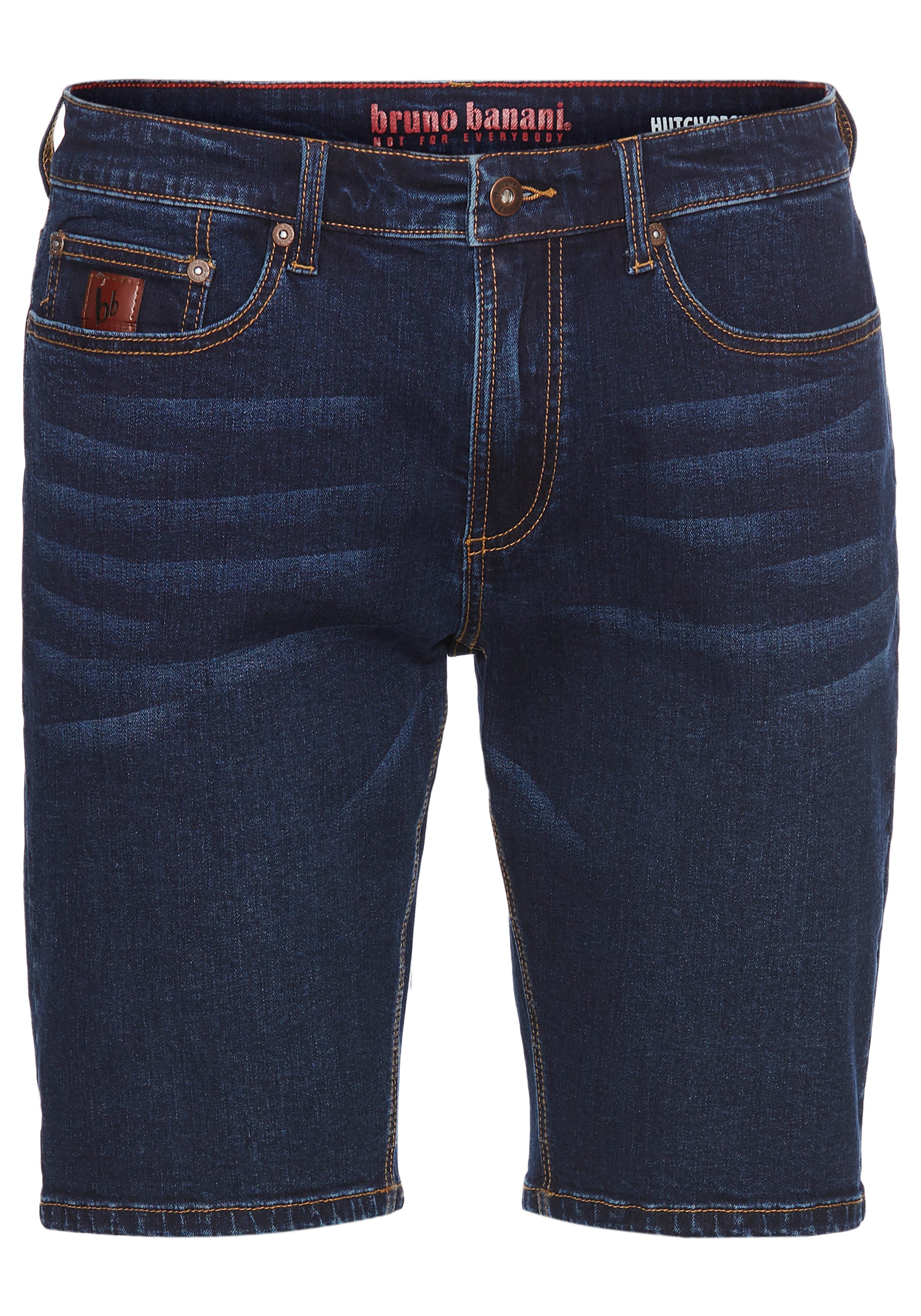Bruno Banani Jeansshort Hutch-Shorts lage taillehoogte