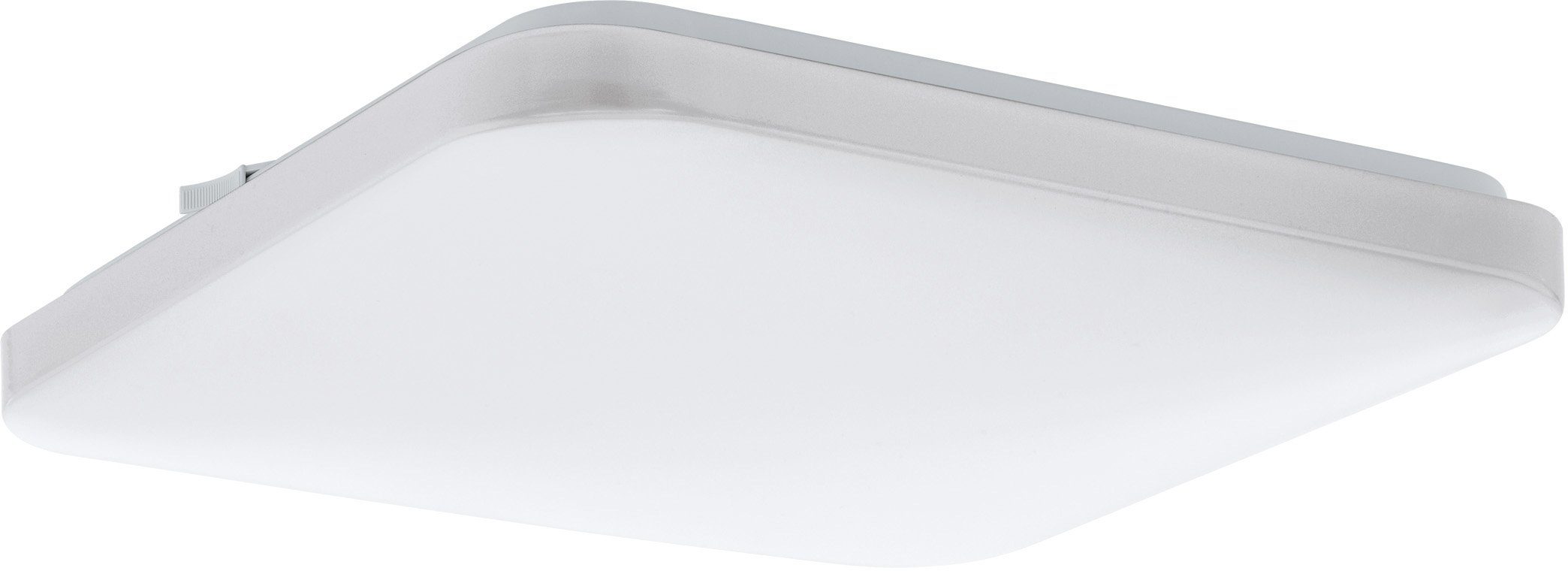 EGLO Plafondlamp FRANIA wit / l33 x h7 x b33 cm / inclusief 1x led-plank (elk 17,5w, 2000lm, 3000k) / warm wit licht - plafondlamp - slaapkamerlamp - bureaulamp - lamp - slaapkamer