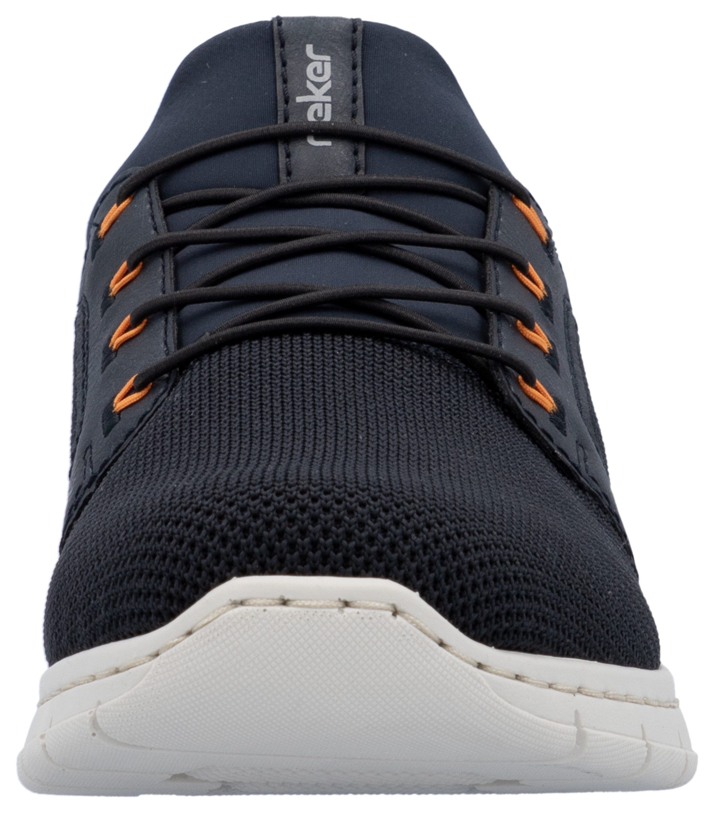Rieker Slip-on sneakers , instapschoen, lage schoen, vrijetijdsschoen met elastiek, om in te stappen