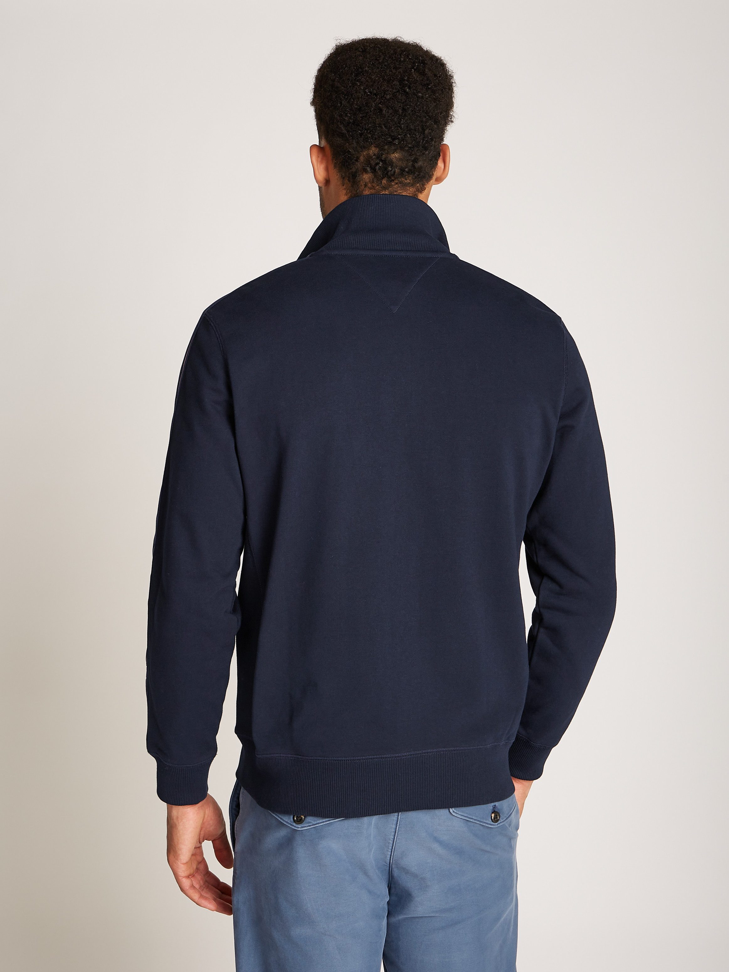 Tommy Hilfiger Sweatvest GLOBAL STRIPE ZT STAND COLLAR