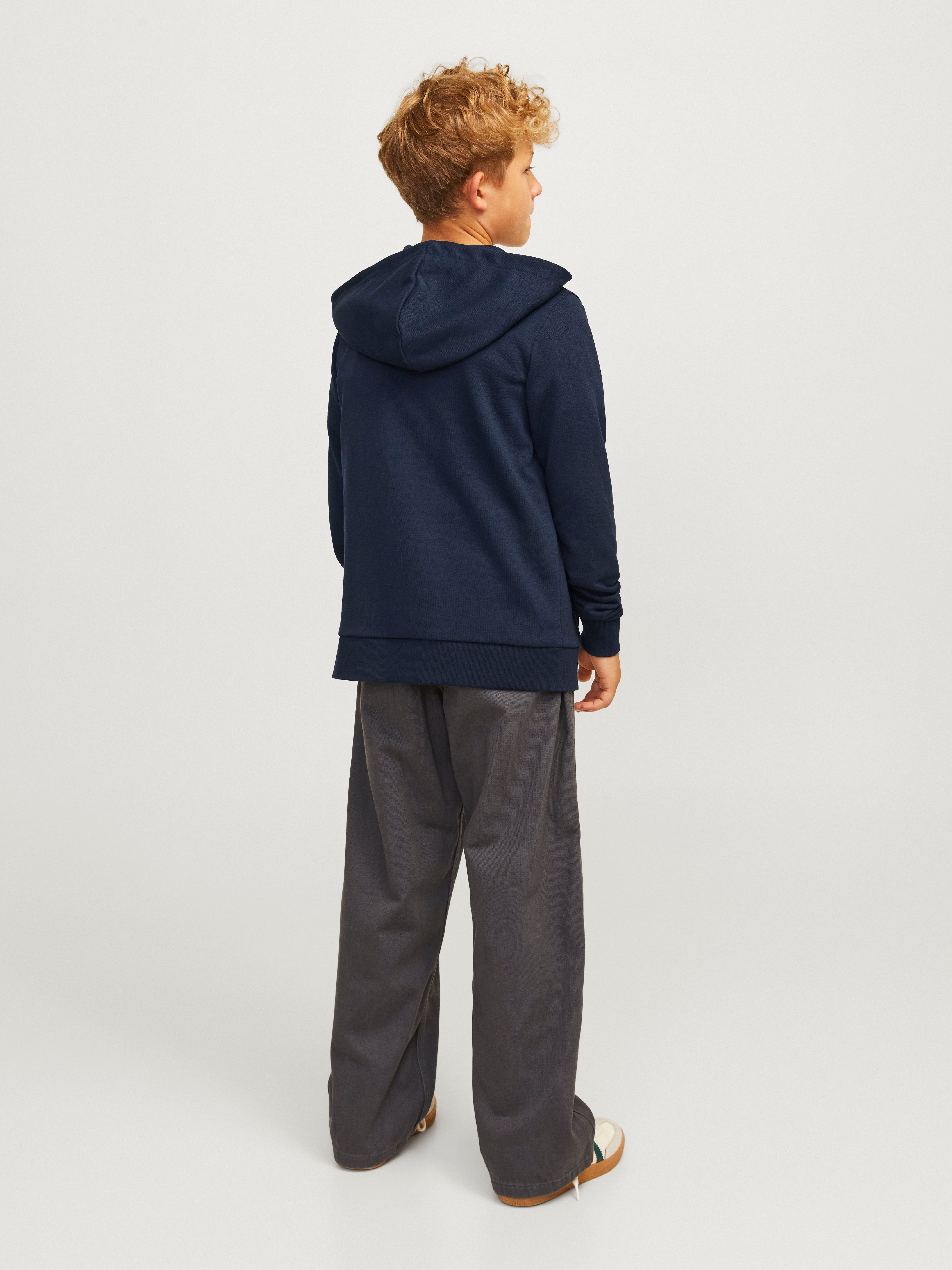 Jack & Jones Junior Sweatvest JJEBRADLEY SWEAT ZIP HOOD NOOS JNR