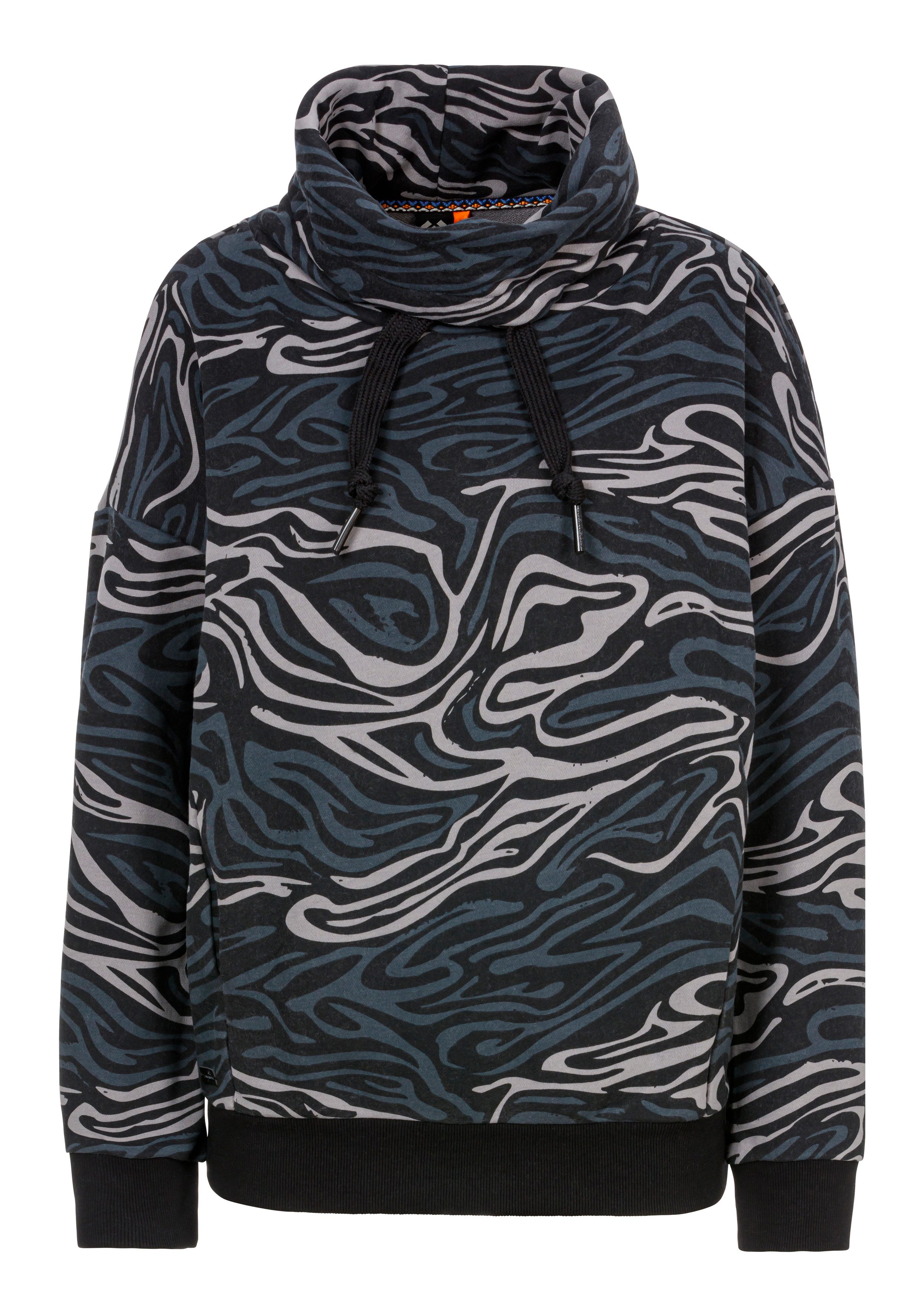 Ragwear Sweatshirt JULISSA PRINT met all-over motief