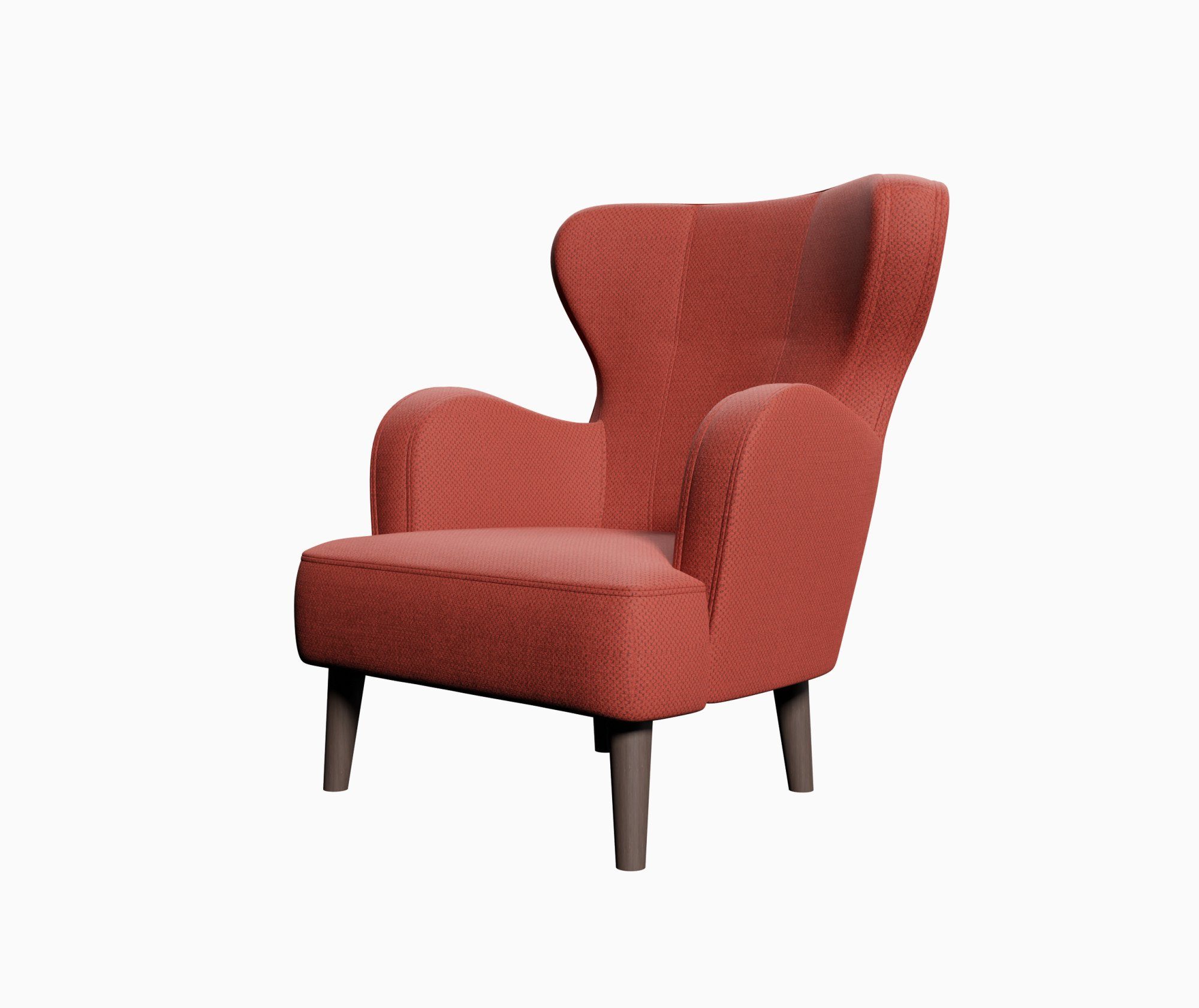 Home affaire Fauteuil Sicilia moderne oorfauteuil/vleugelstoel
