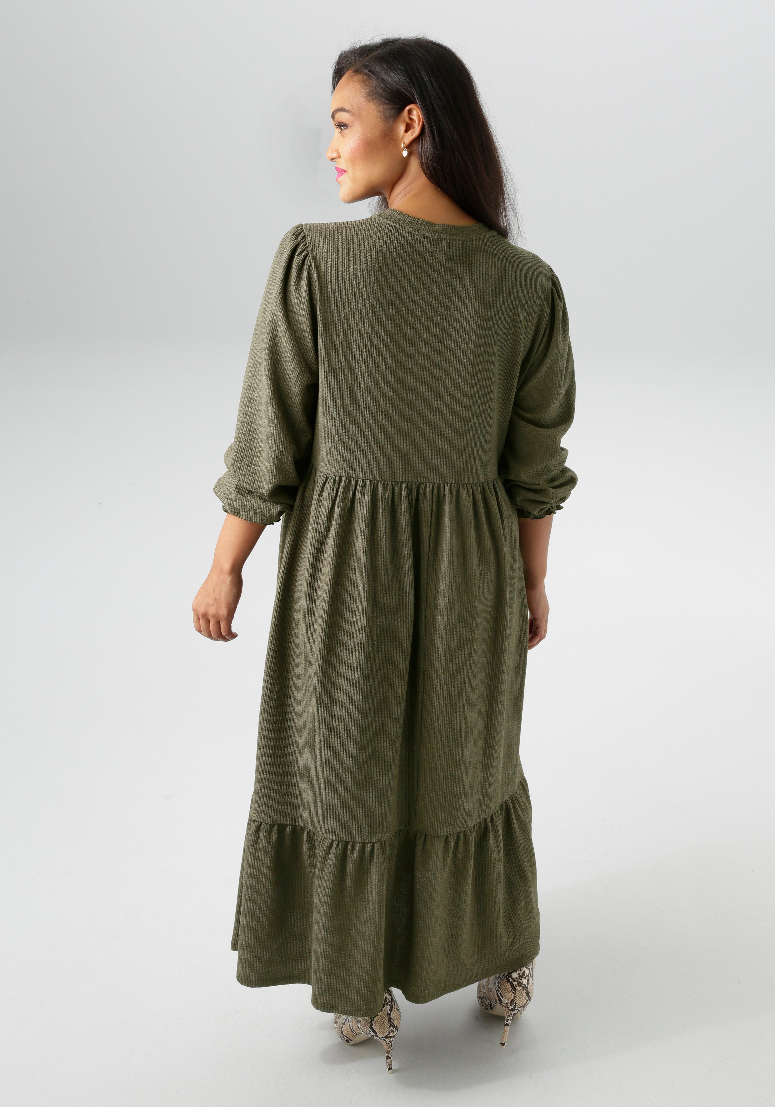 Aniston PLUS Jerseyjurk in trendy kleurenpalet - nieuwe collectie