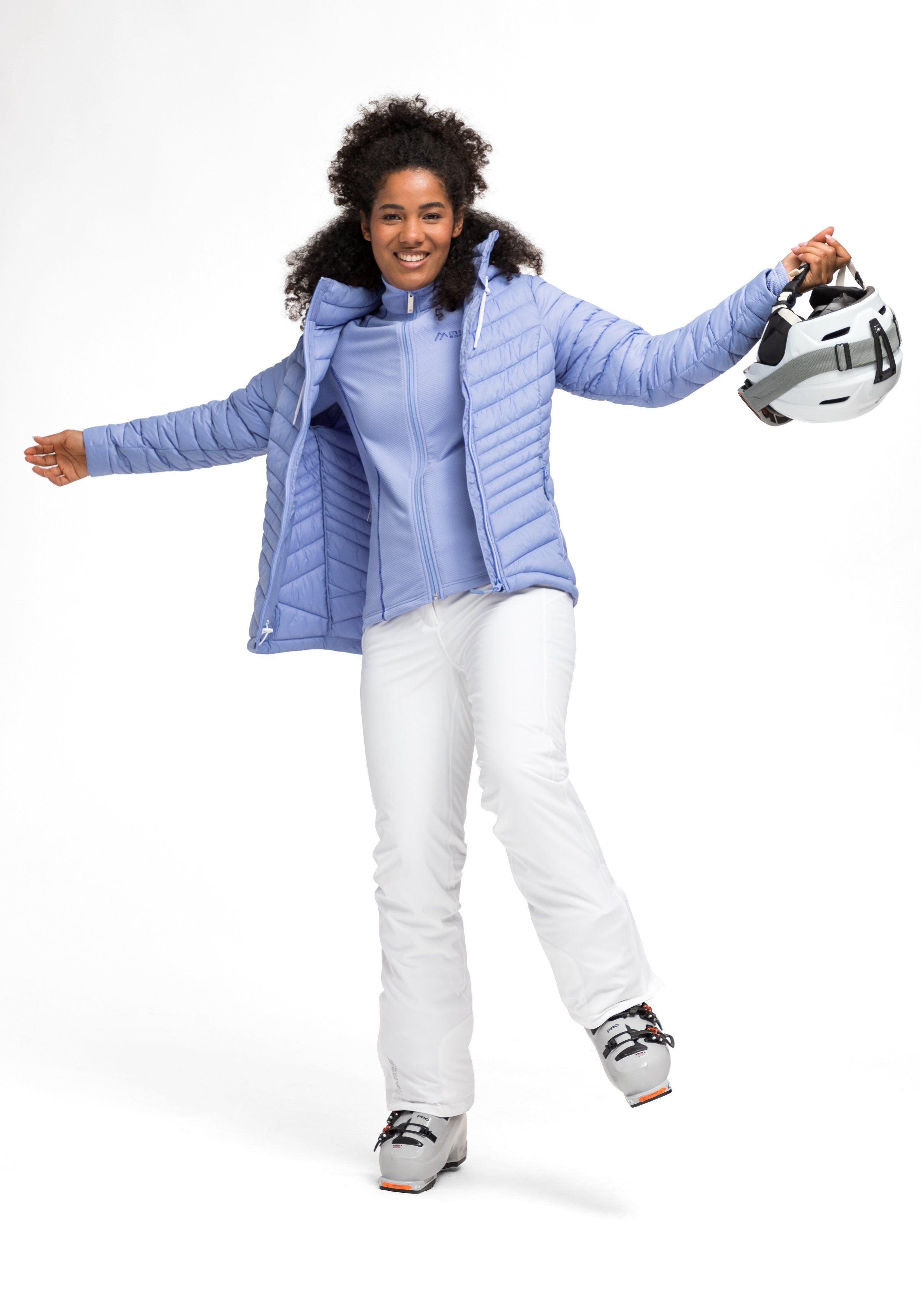 Maier Sports Skibroek Allissia slim Dames sneeuwbroek, wind- en waterdicht, 2 ritszakken, slim fit
