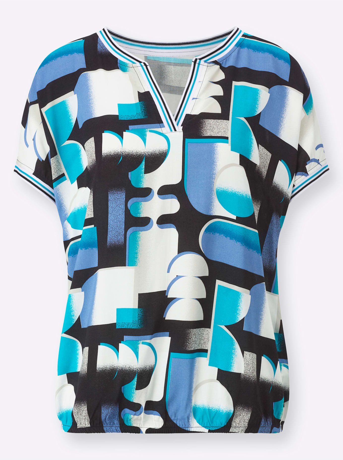 Classic Inspirationen Gedessineerde blouse