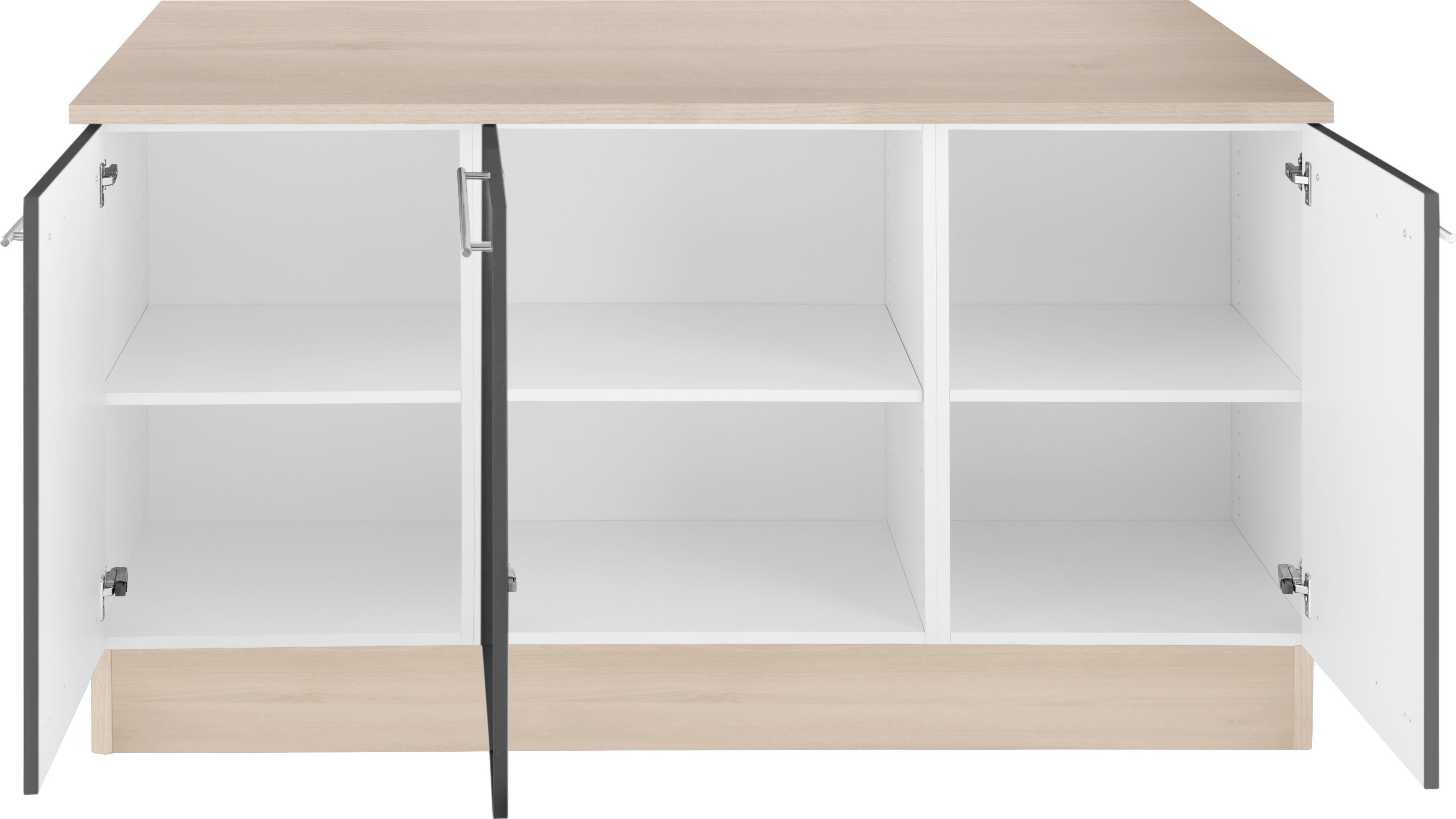 OPTIFIT Kookeiland met balie Bern, breedte 160 cm