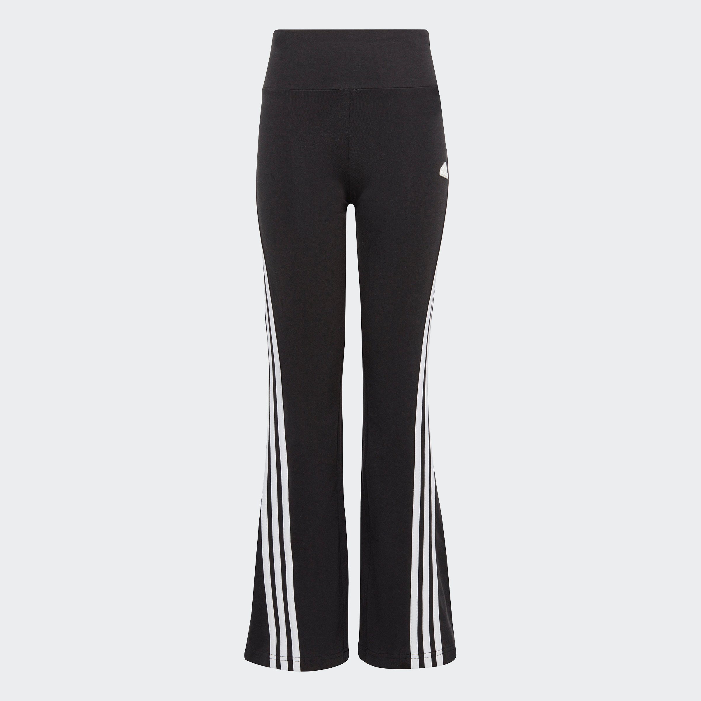 NU 20% KORTING: adidas Sportswear Legging FUTURE ICONS 3-STRIPE cotton flared TIGHT