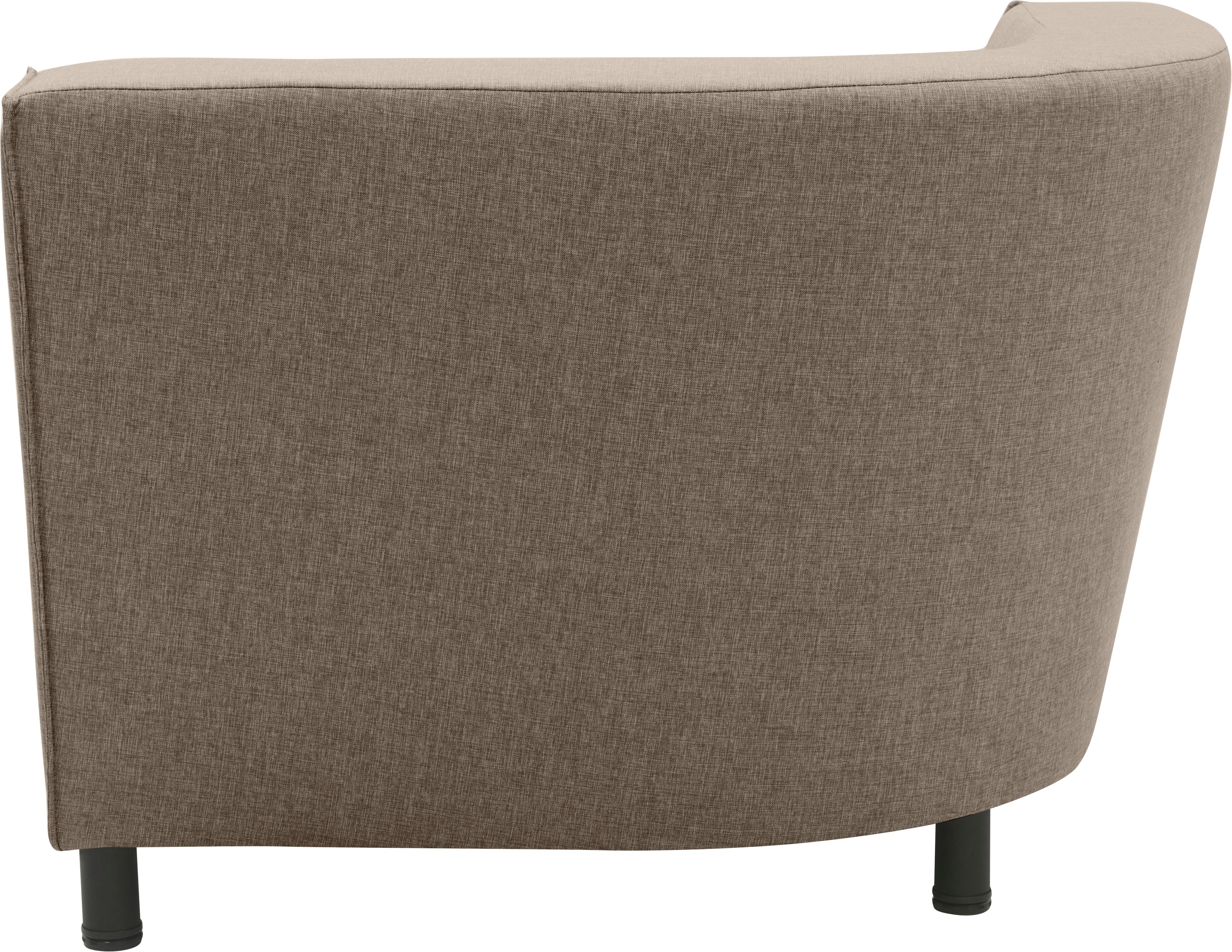DOMO collection Bank-hoekelement Sonna, individueel samen te stellen Enkele elementen voor terras, tuin en balkon, speciaal voor buiten