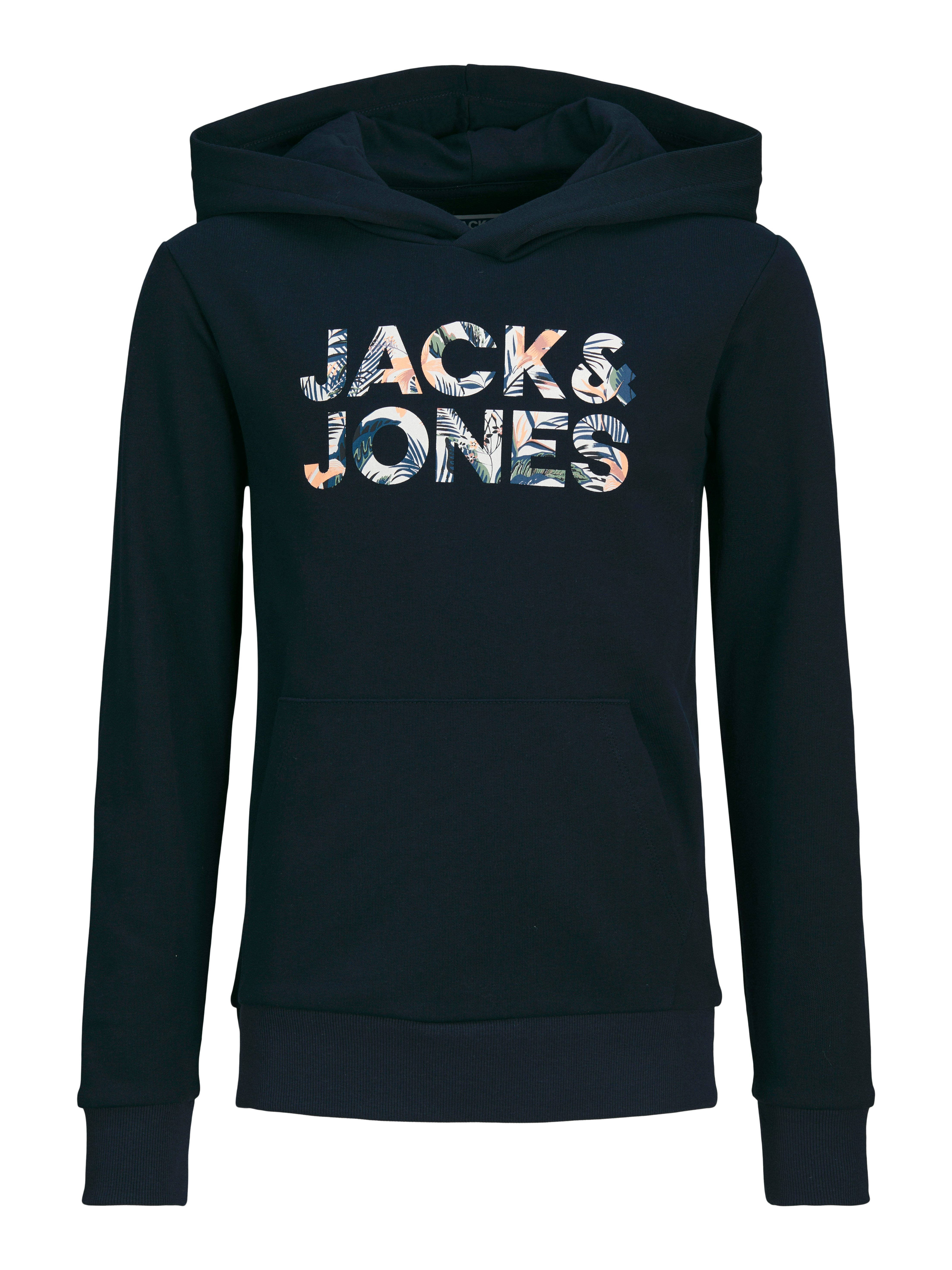 Jack & Jones Junior Hoodie JJEBRYAN CORP LOGO SWEAT HOOD NOOS JNR