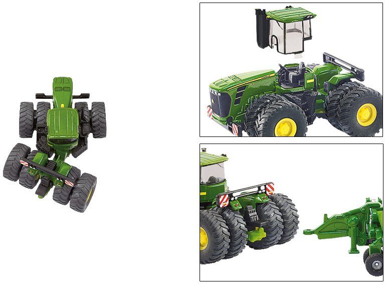 Siku Speelgoed-tractor SIKU Farmer, John Deere 9630 met Amazone Centaur (1856)