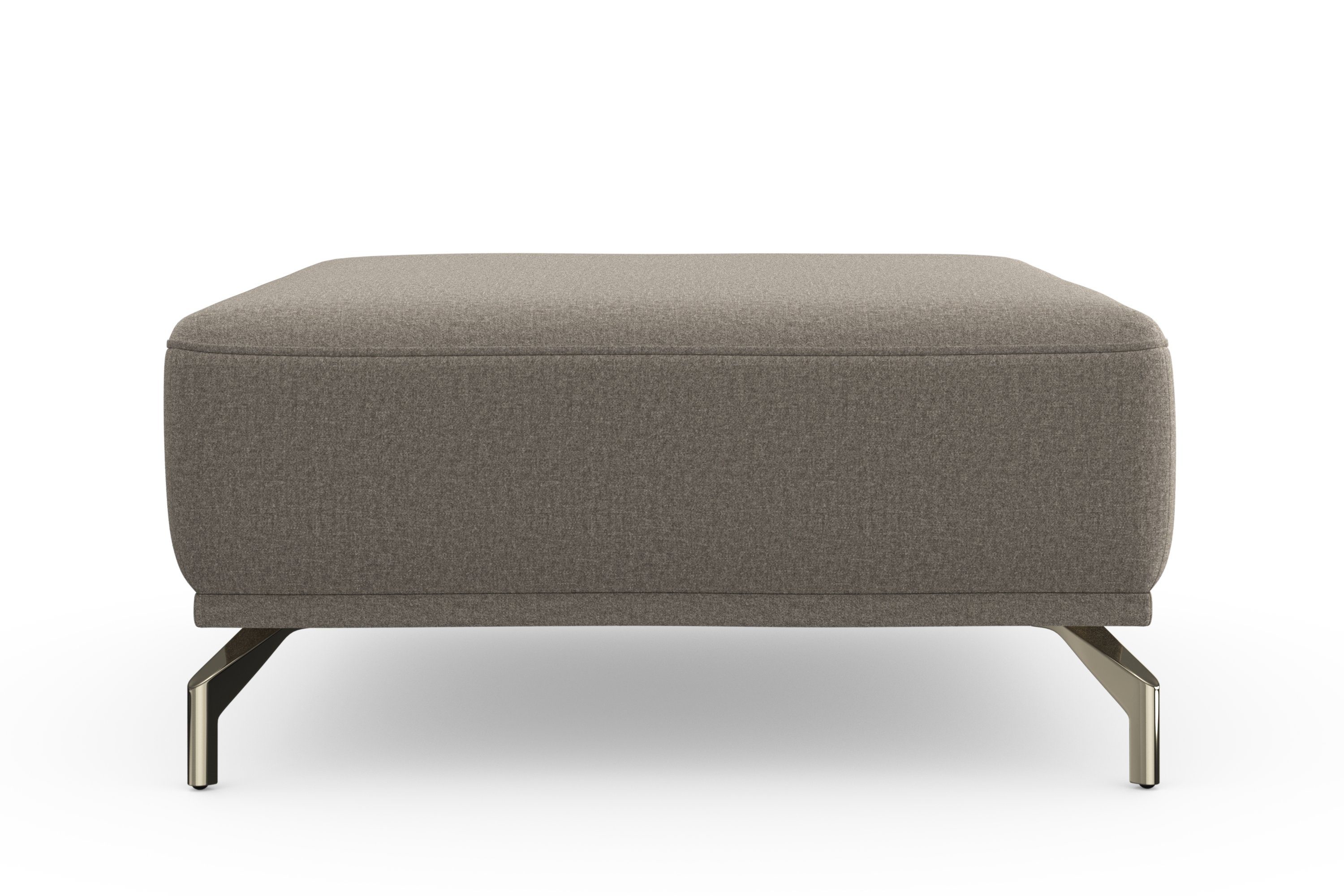 sit&more Hocker Bailando met binnenvering en gesatineerde nikkel poten