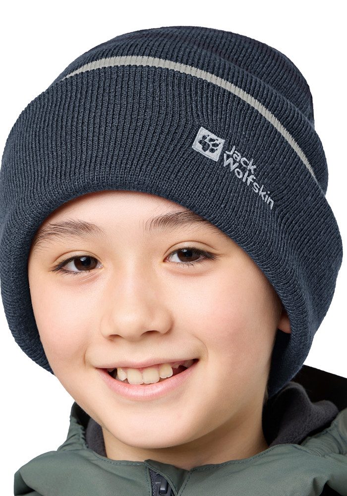 Jack Wolfskin Beanie STRIPY KNIT BEANIE K