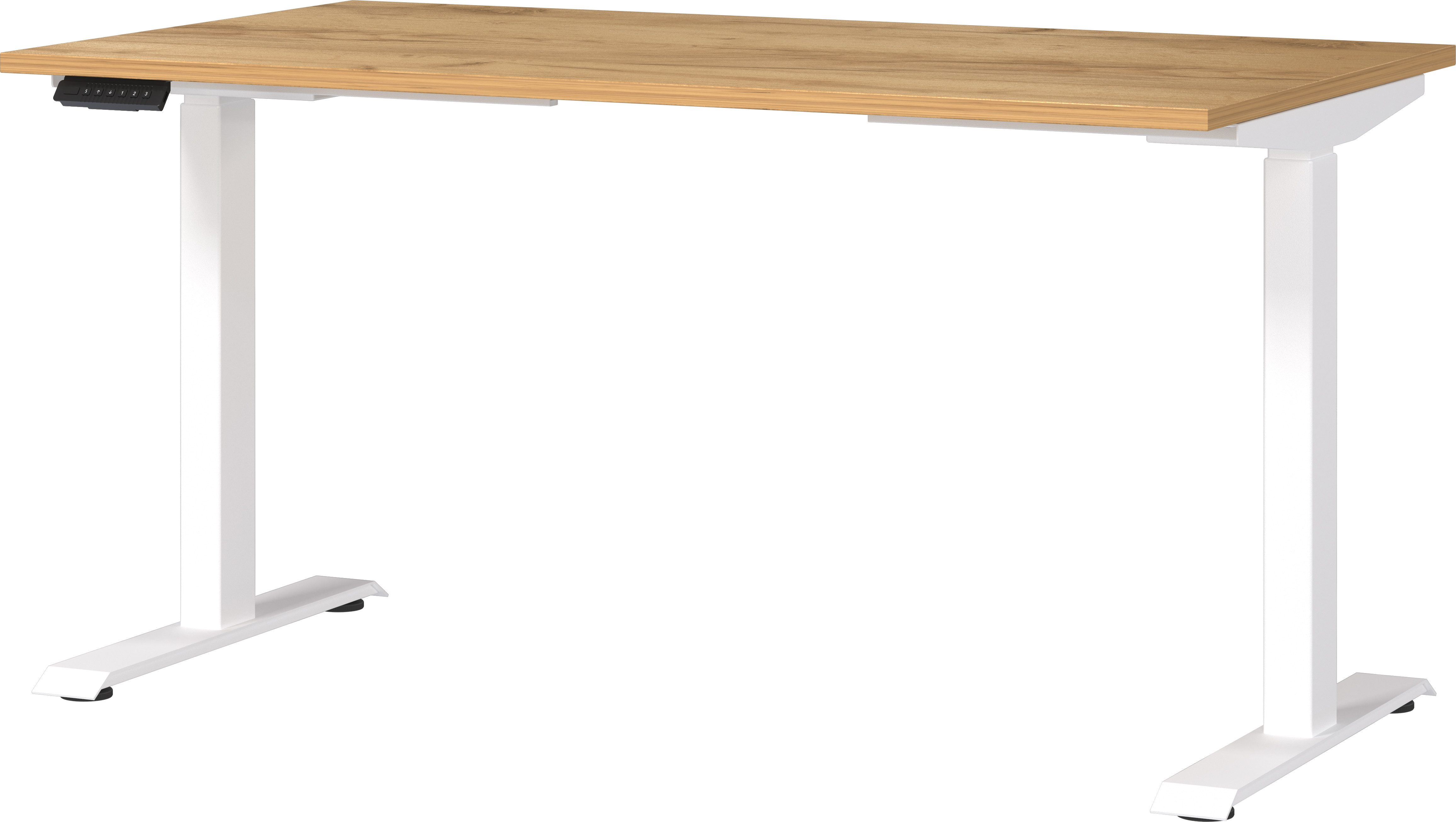 GERMANIA Bureau Jet, elektrisch in hoogte verstelbaar moderne kleurvariaties, breedte 120/140/160/180 cm, made in germany