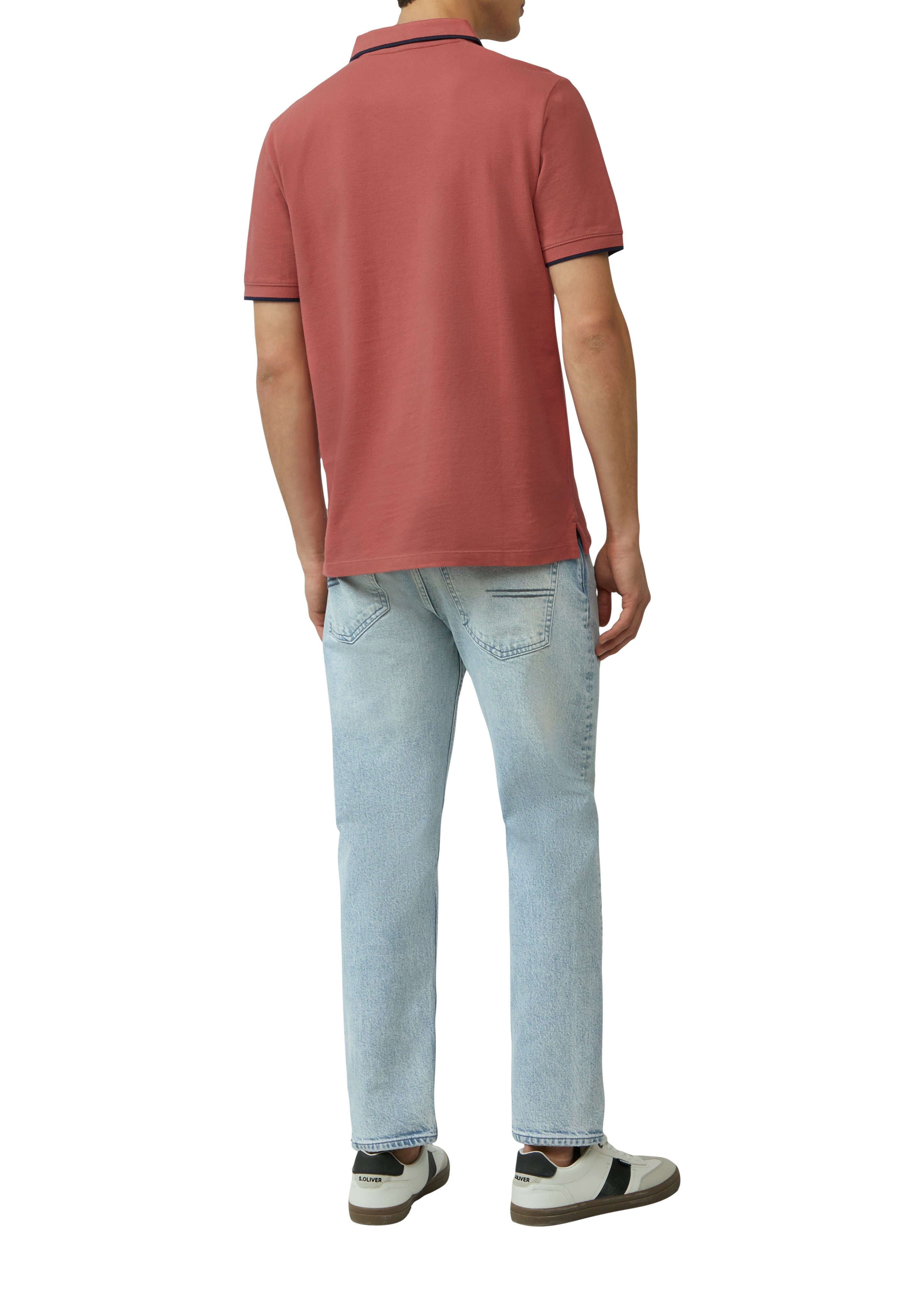 s.Oliver Poloshirt met frontprint