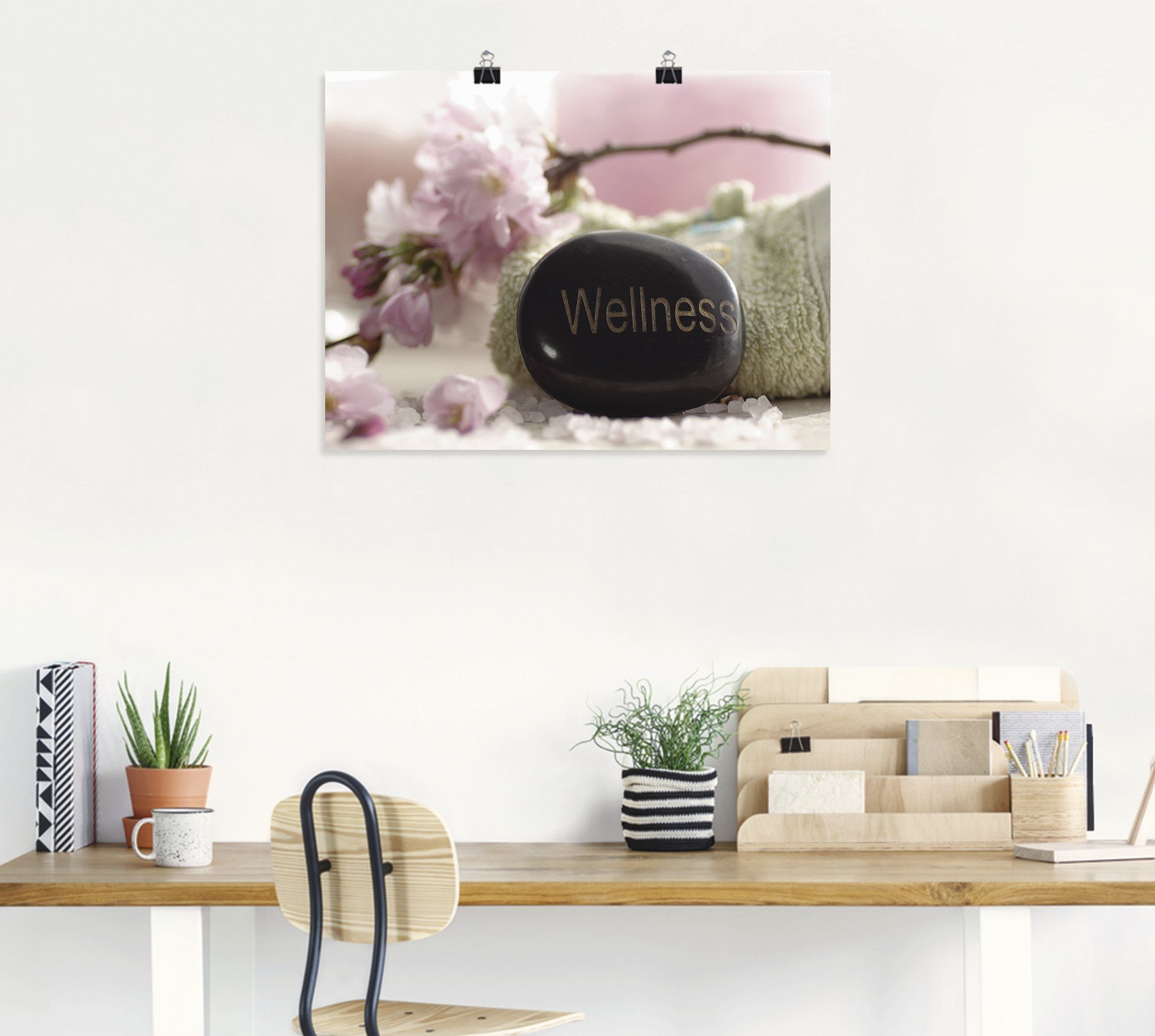 Artland Artprint Amandelbloesem stilleven als artprint op linnen, muursticker of poster in verschillende maten