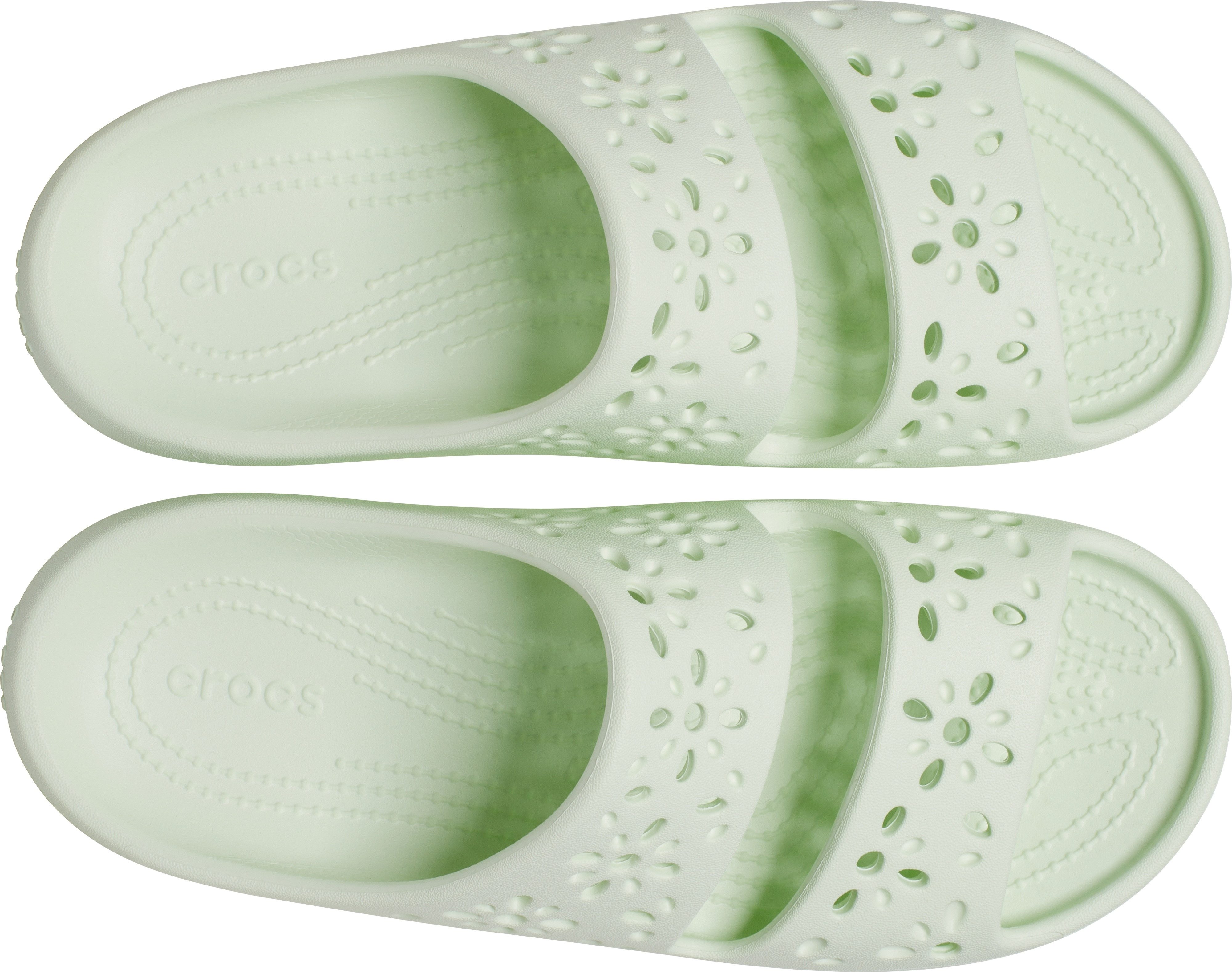 Crocs Badslippers Classic Floral Cut Out Sandal