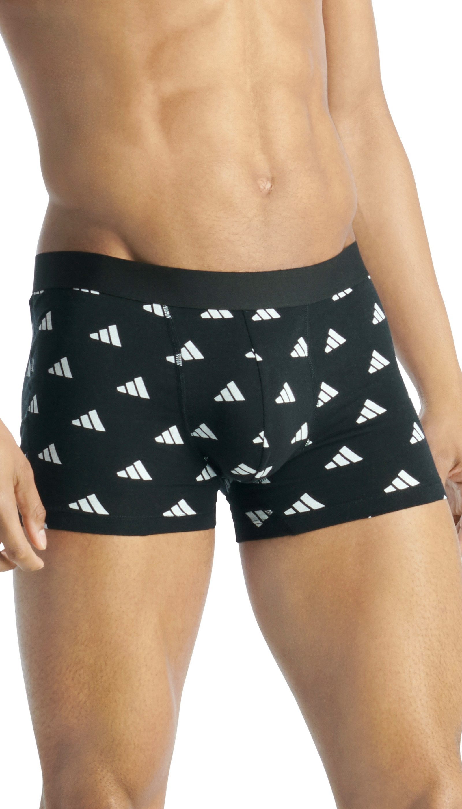 adidas Sportswear Trunk Active Flex Cotton met elastische logoband (Set van 3)