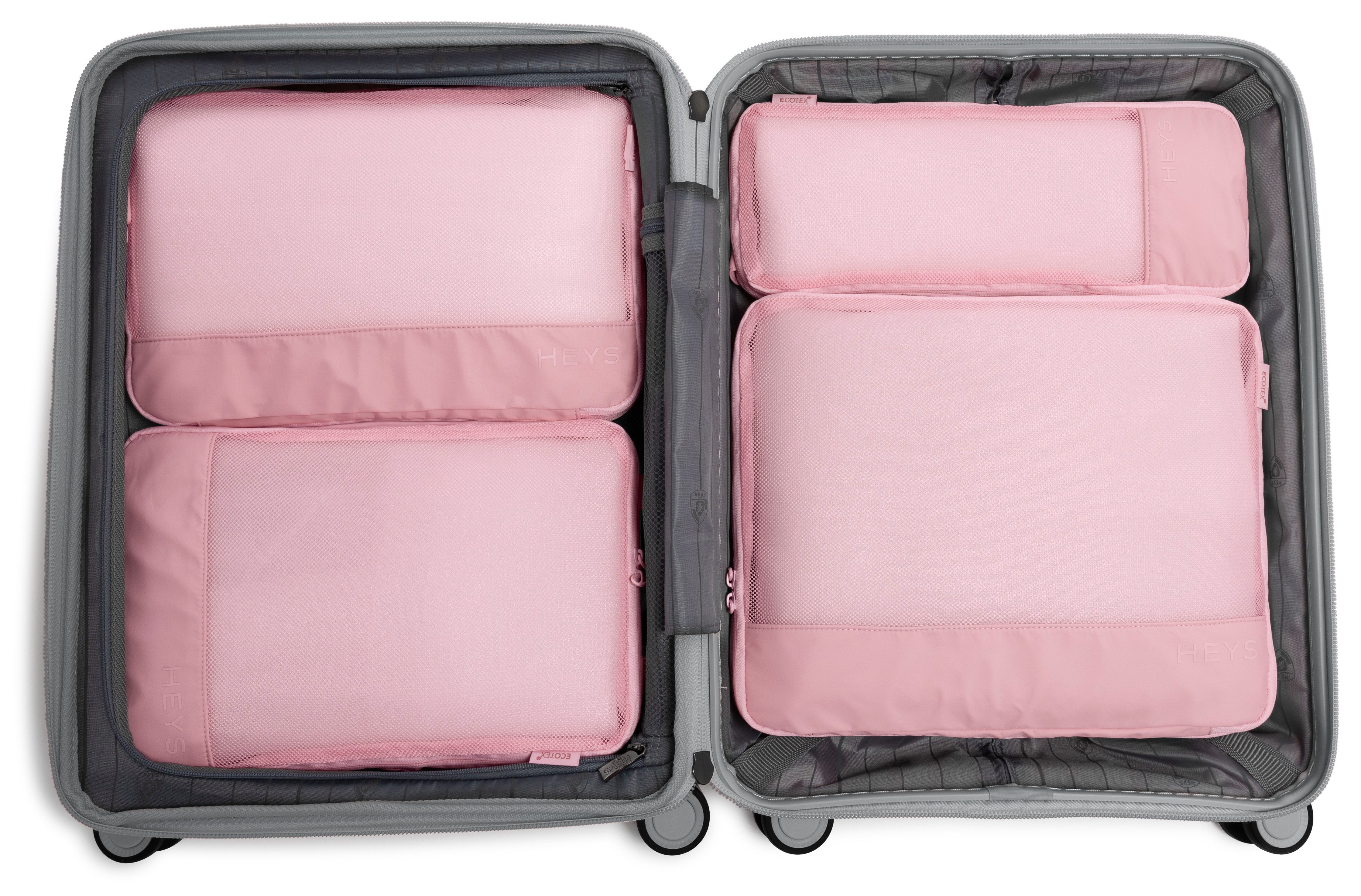 Heys Kofferorganizer Ecotex Compression Packing Cube incompressible packing cubes, packing bags, organizer for suitcase (set, 4-delig)