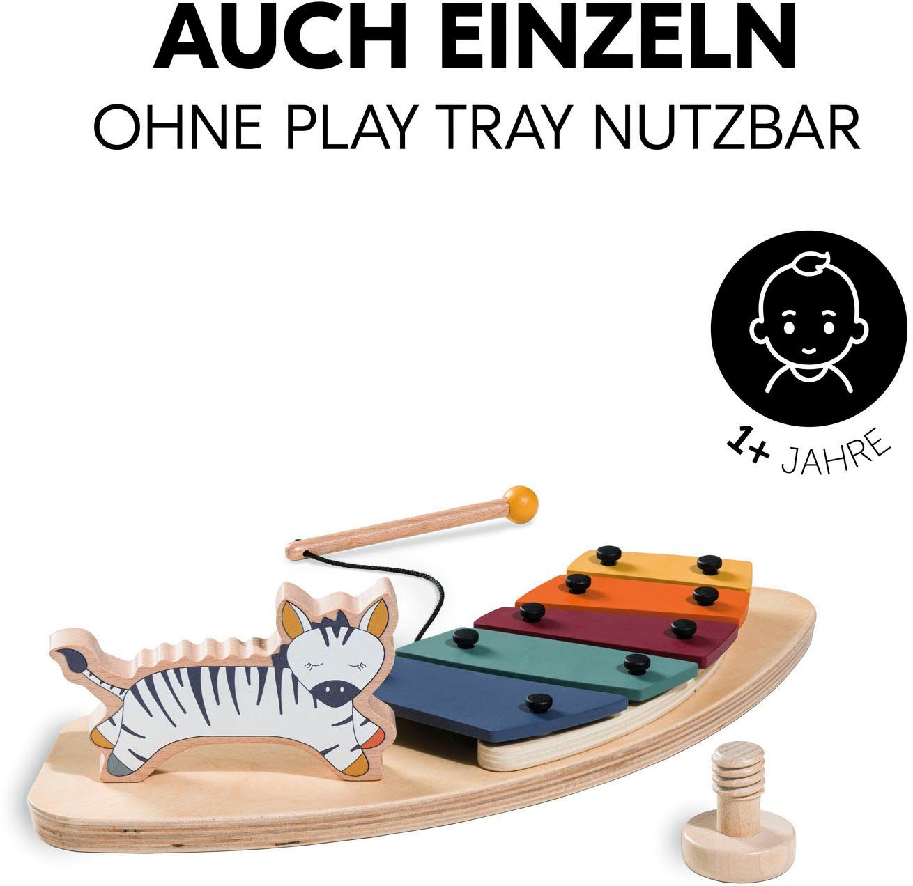 Hauck Speelgoed-muziekinstrument Play Music Zebra FSC®- beschermt bos - wereldwijd