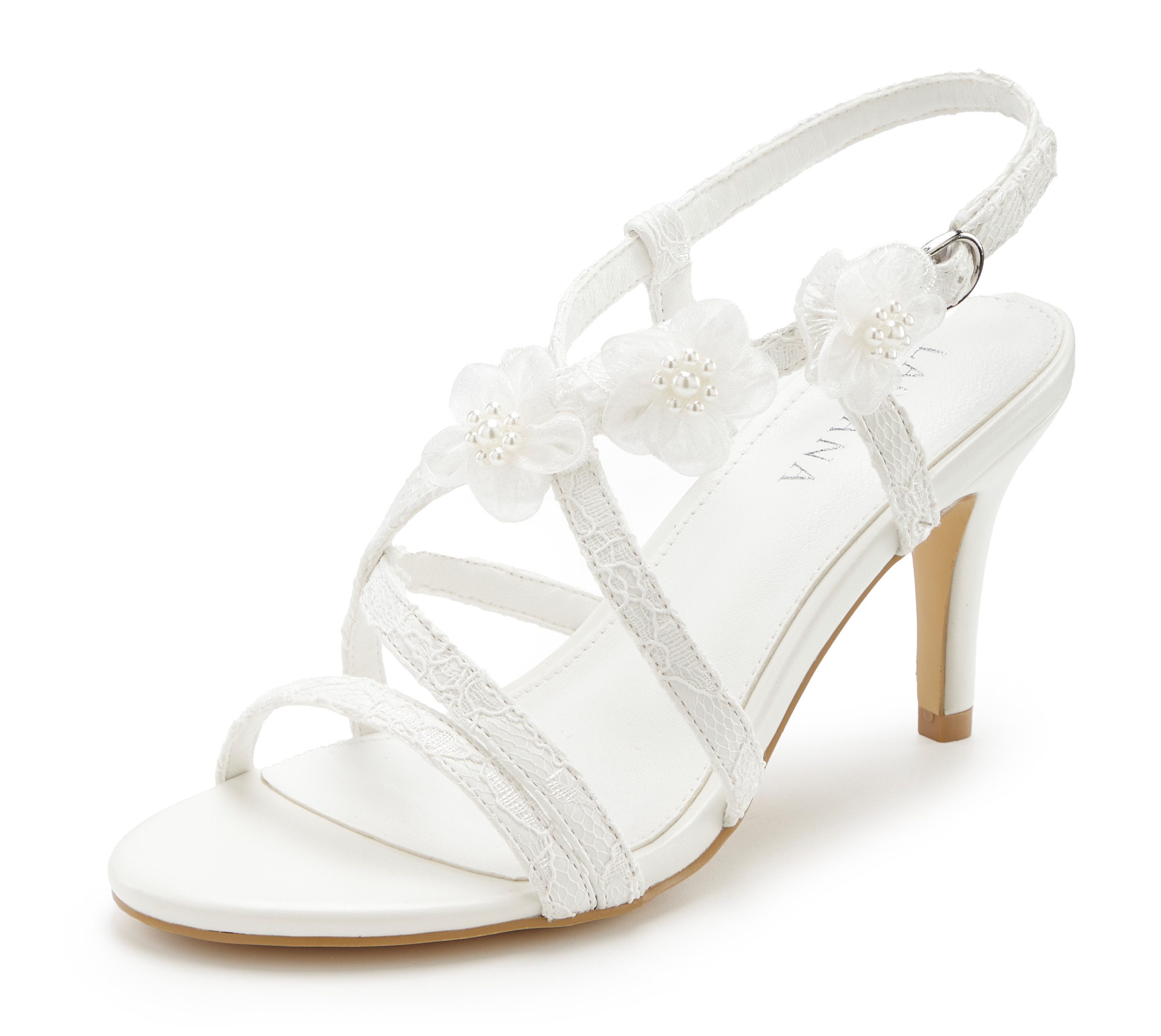 Lascana Highheel sandaaltjes Zomerschoen , romantische sandaal