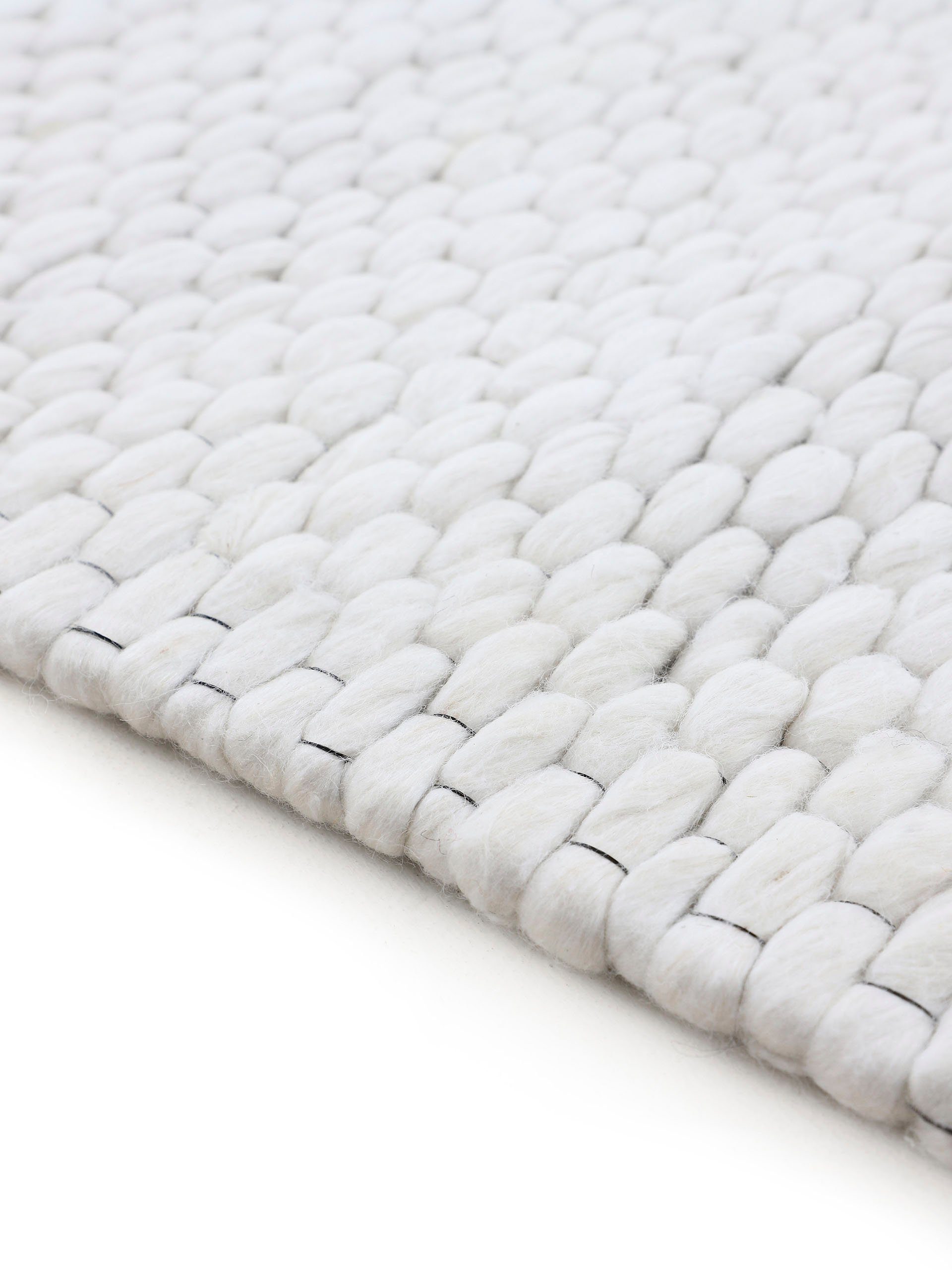 carpetfine Wollen kleed Sina Handgeweven tapijt, 100% wol, gemêleerd, handgeweven, zacht & knuffelig