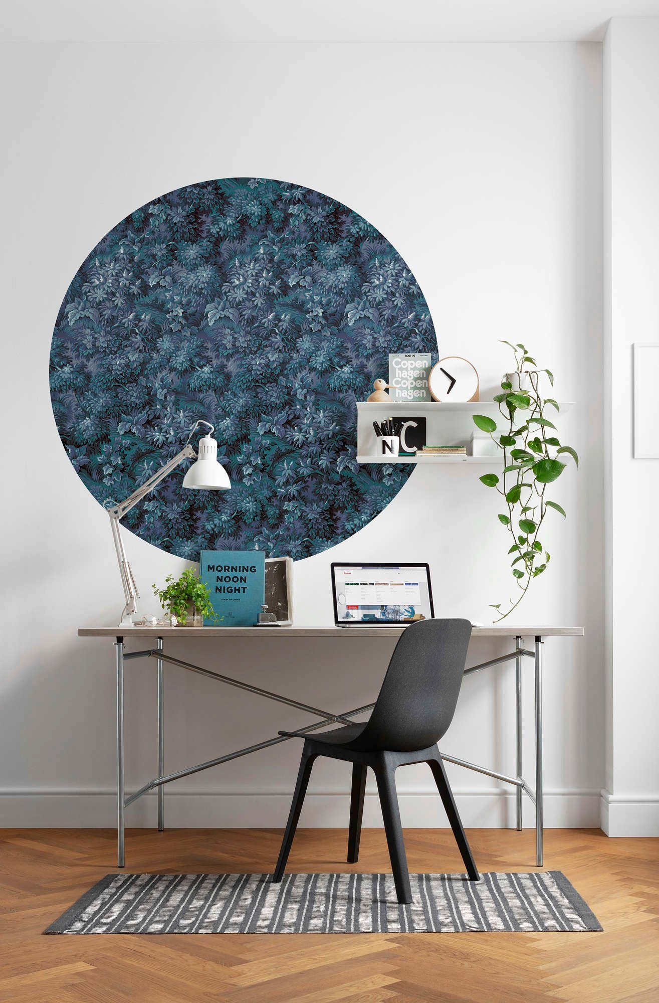 Komar Vliesbehang Zelfklevend vlies - Azul - Afmeting 125 x 125 cm (1 stuk)