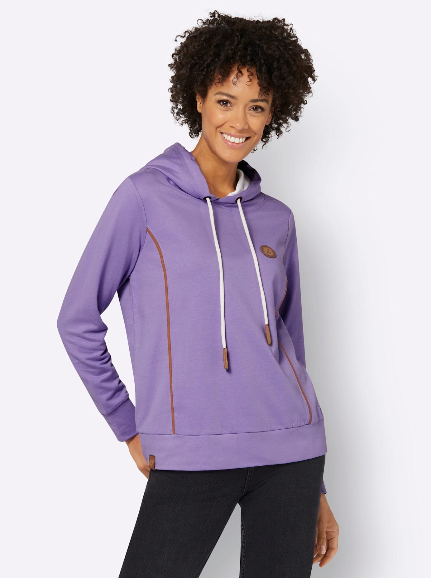 Casual Looks Sweatshirt dames sweaters maat 50 paars