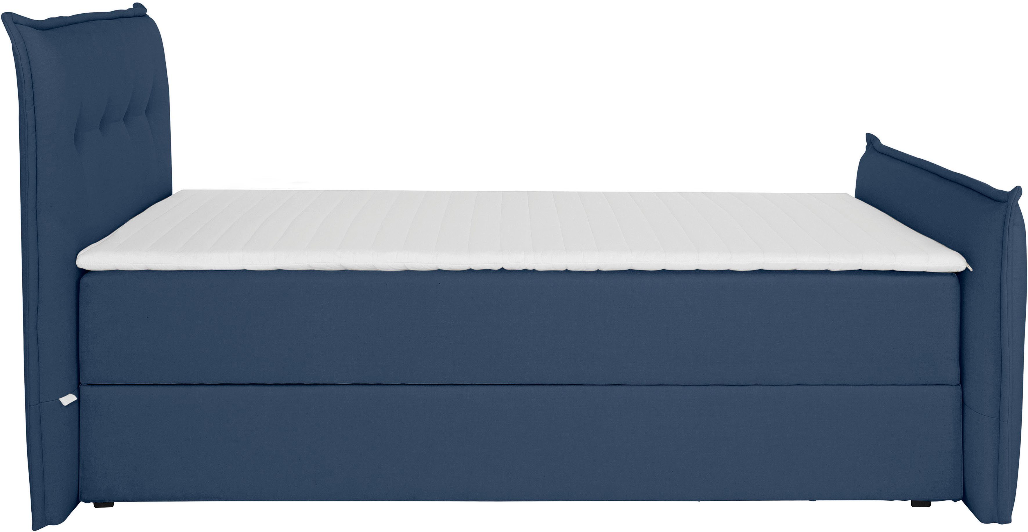 andas Boxspring Lichtgewicht inclusief voetbord, bedkist & topmatras, in 4 breedten en 2 hardheden