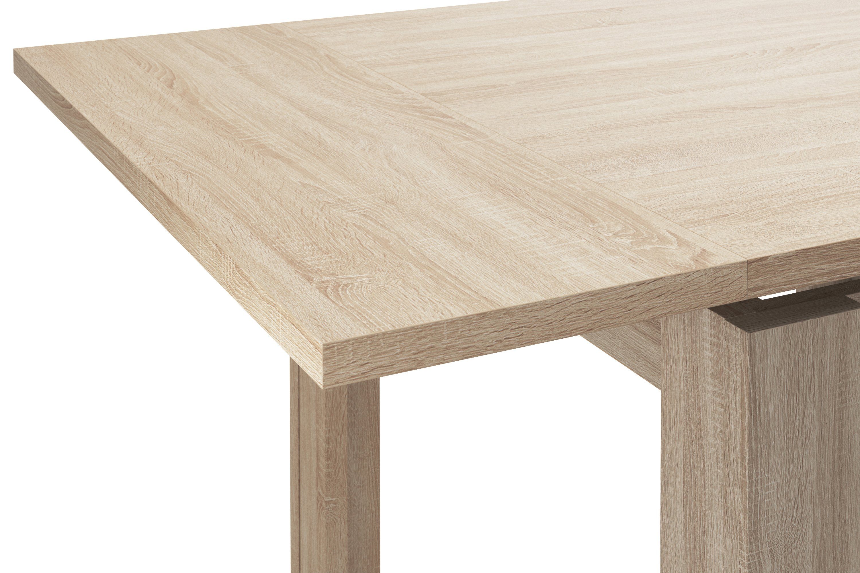Mäusbacher Eettafel Monti BESTSELLER!, tafel, keukentafel, uittrekbare tafel uit te trekken tot 136 cm