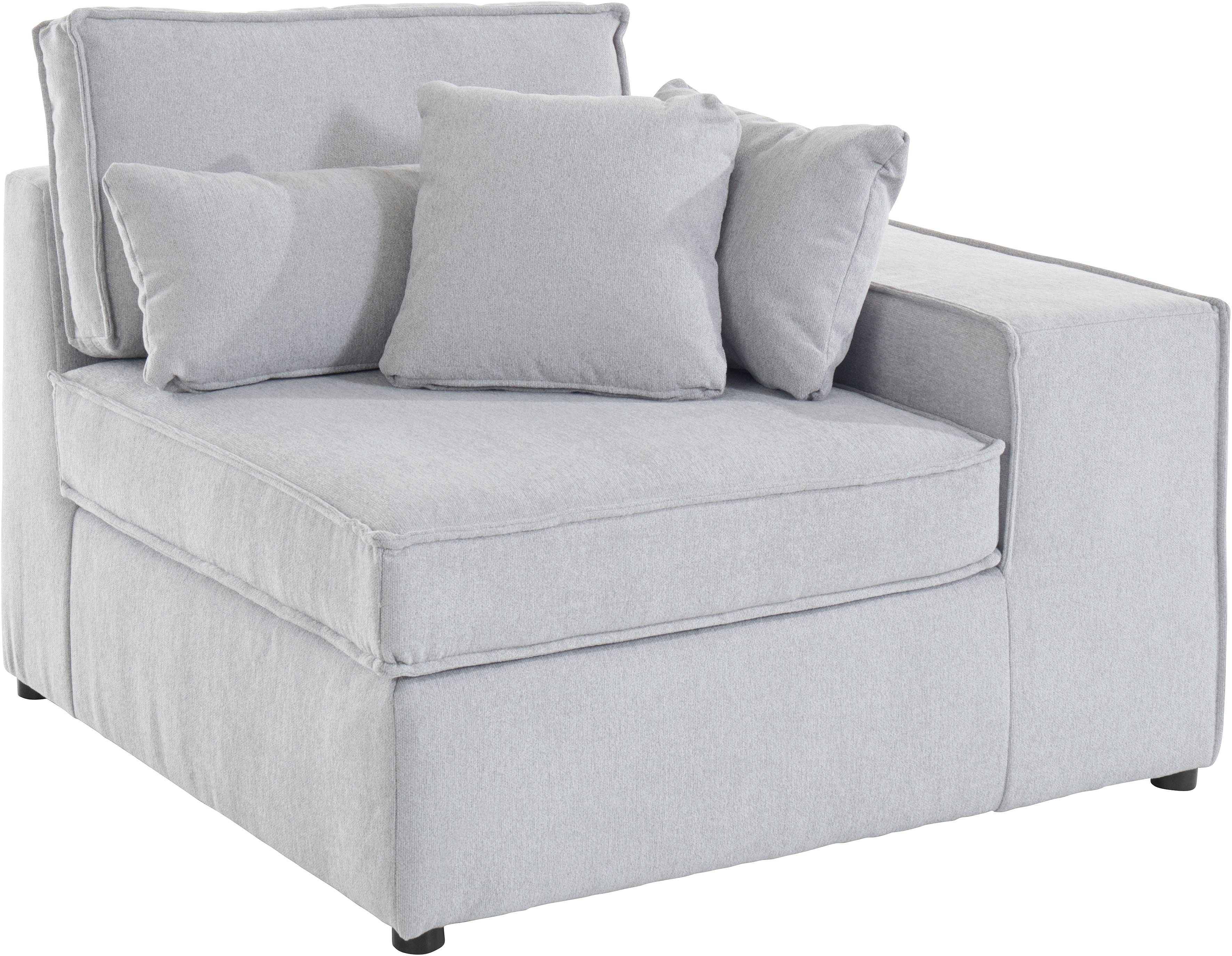 RAUM.ID Sofaelement Florid als deel van een modulaire bank, stevig zitcomfort, ook in cord