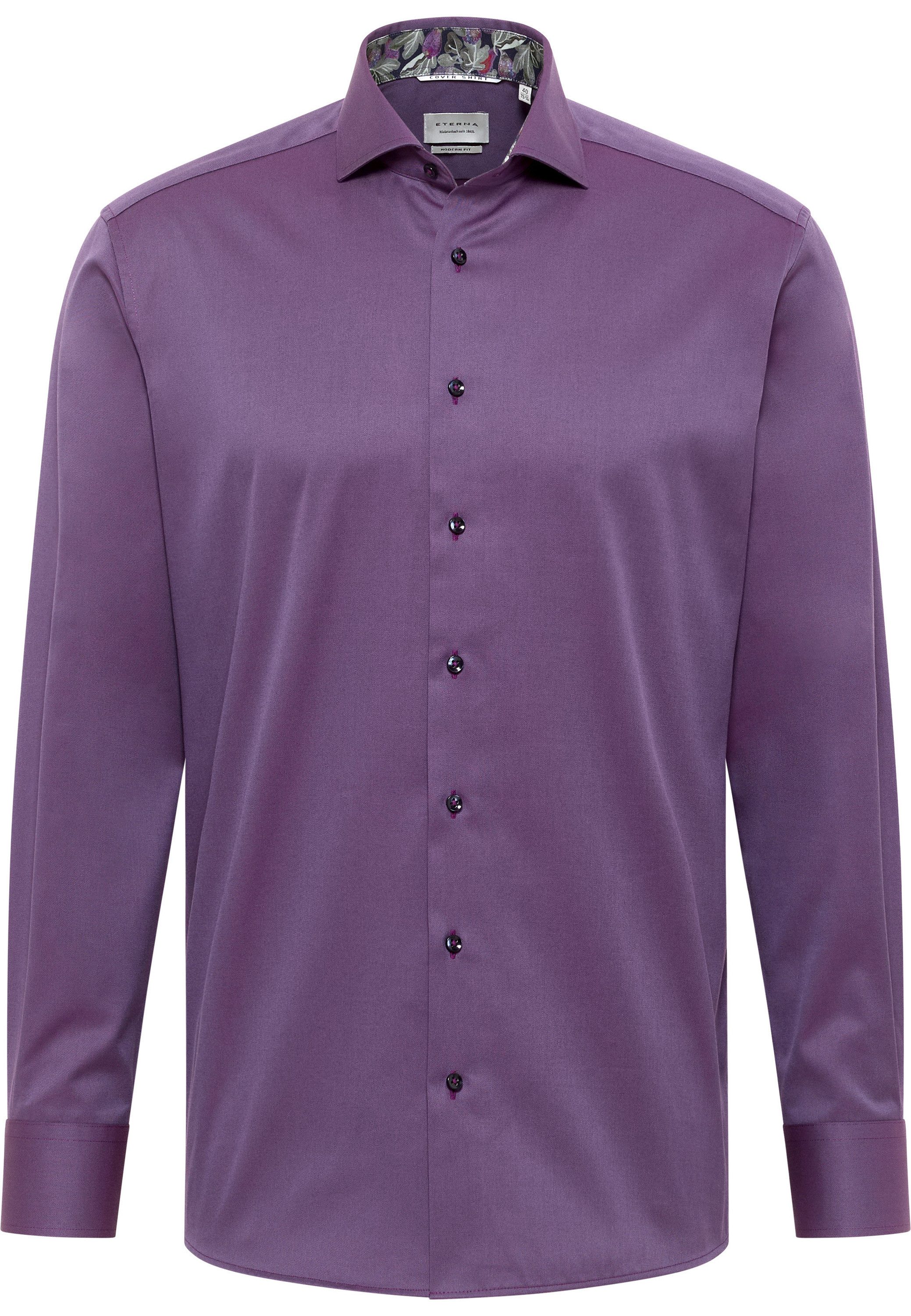 Eterna Overhemd met lange mouwen MODERN FIT NON IRON (strijkvrij)
