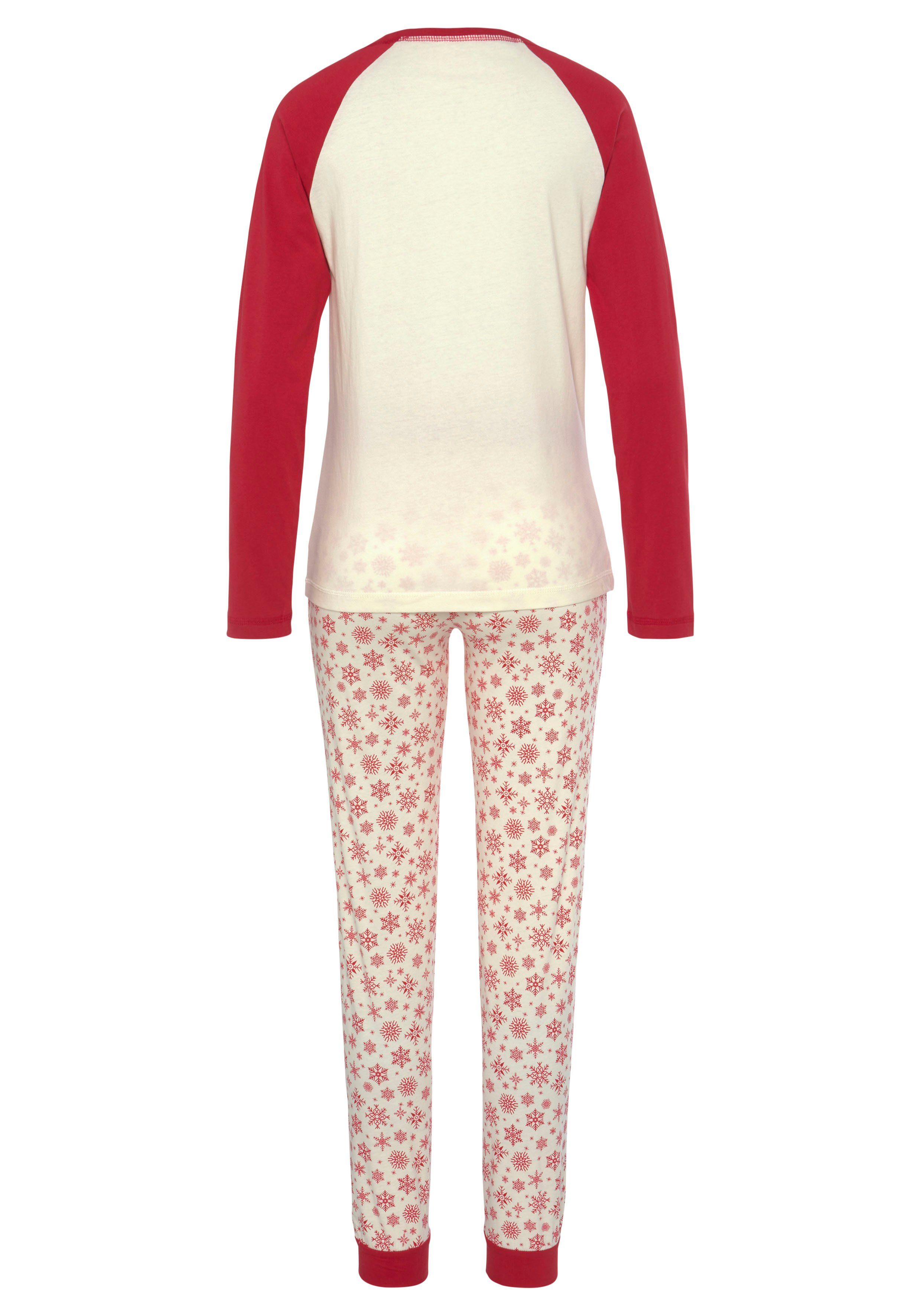 Lascana Pyjama met wintermotieven